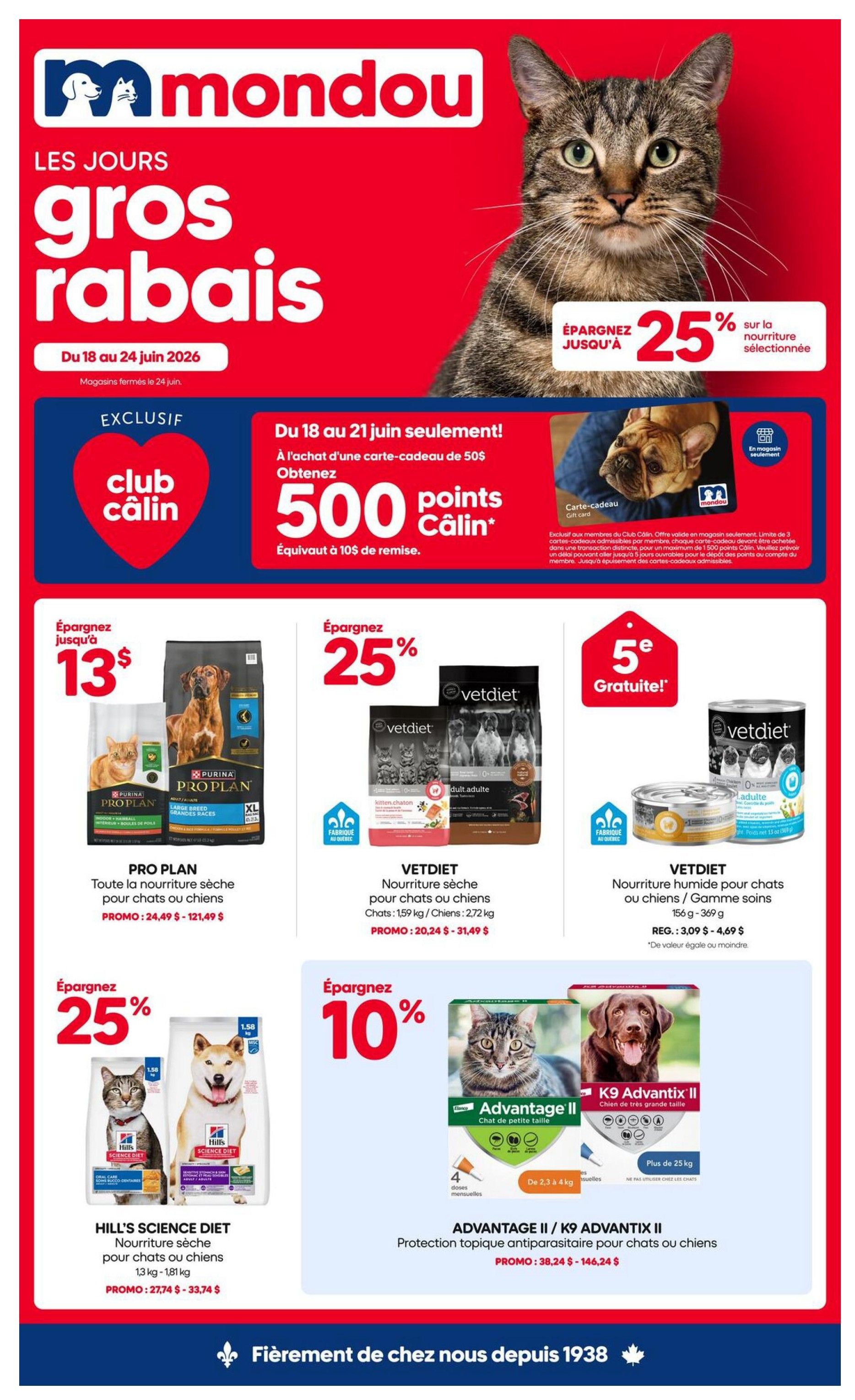 Mondou Flyer June 18 to 24