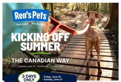 Ren's Pets Flyer June 18 to 24