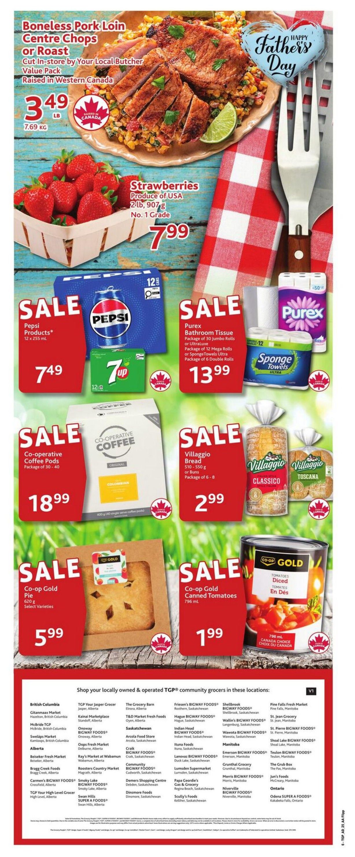 TGP The Grocery People Flyer June 18 to 24
