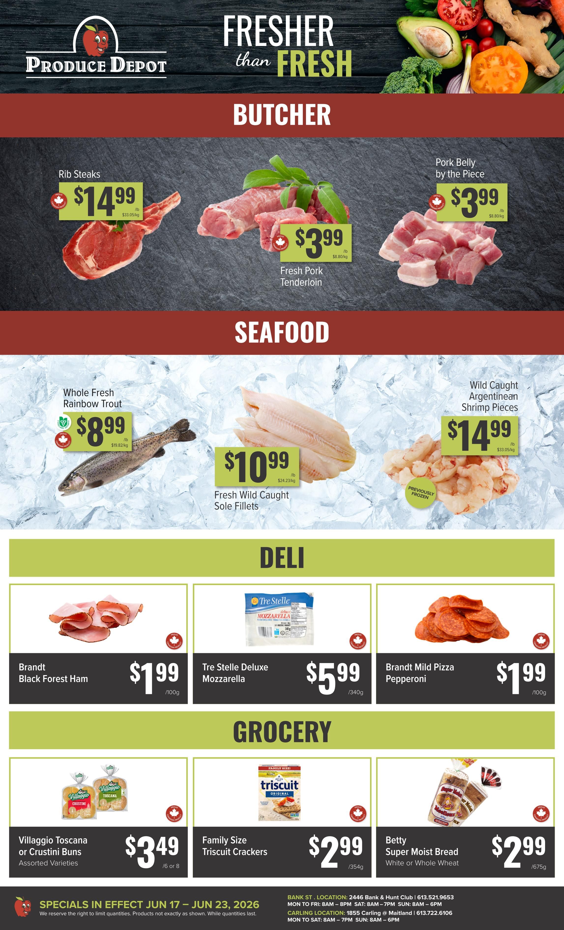 Produce Depot Flyer June 17 to 23