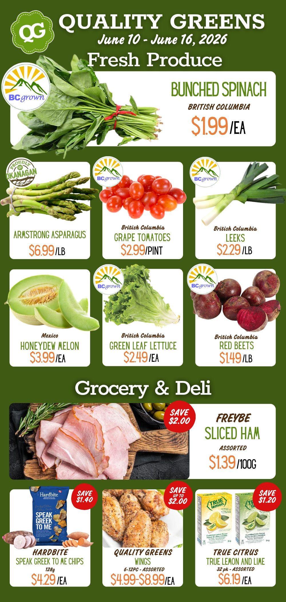 Quality Greens Flyer June 17 to 23
