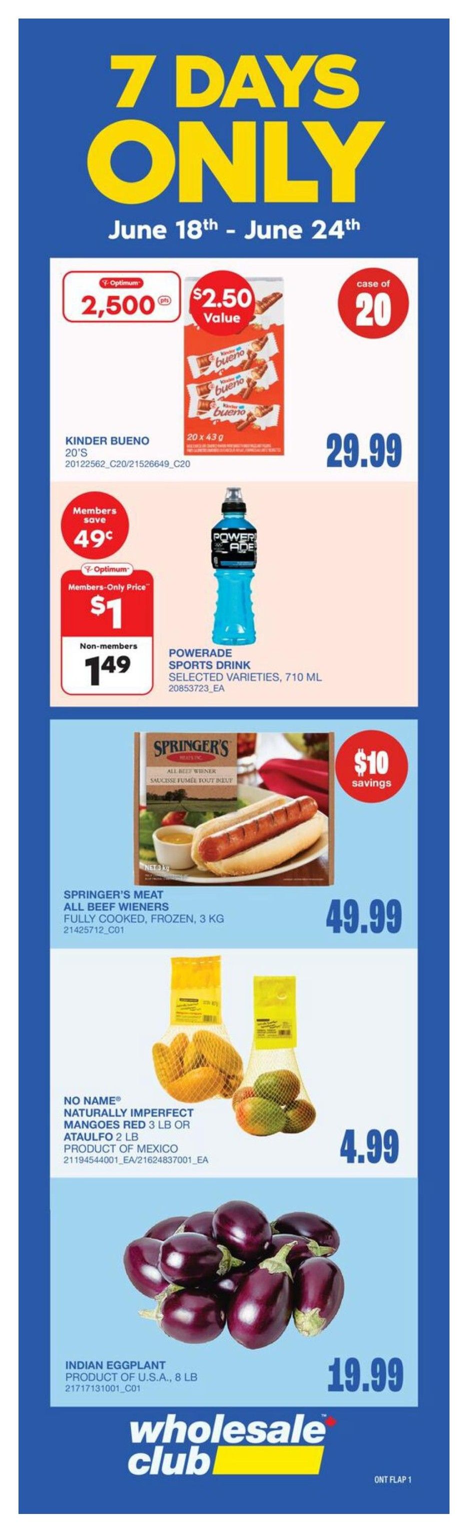 Wholesale Club (ON) Flyer June 18 to 24