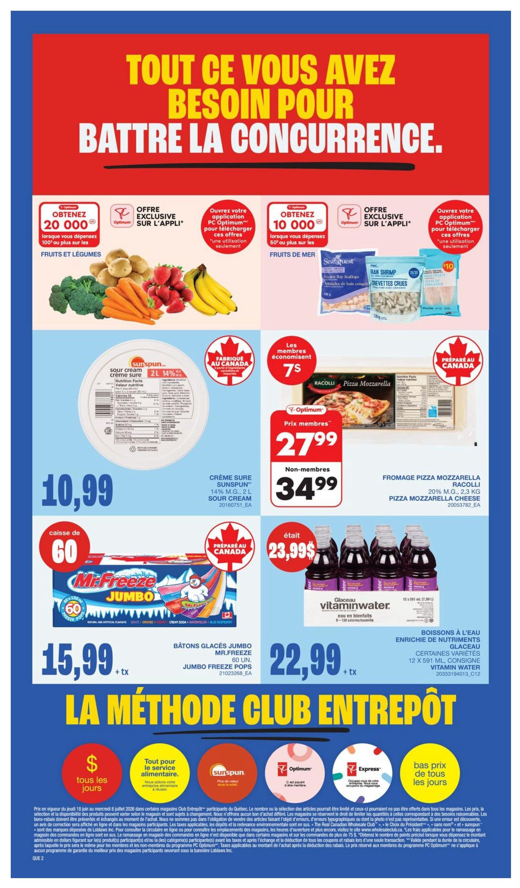 Wholesale Club (QC) Flyer June 18 to 24