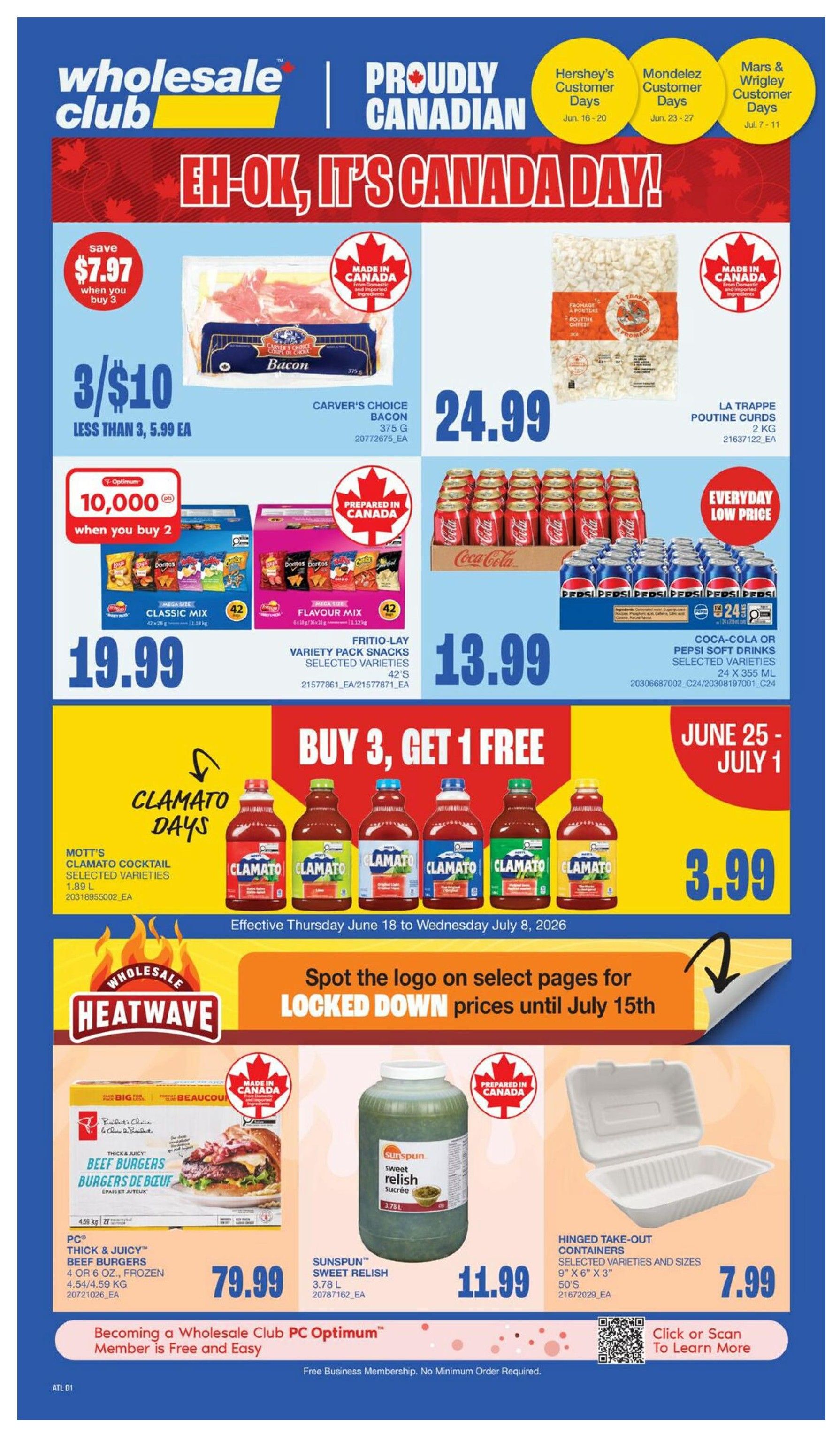 Wholesale Club (Atlantic) Flyer June 18 to 24