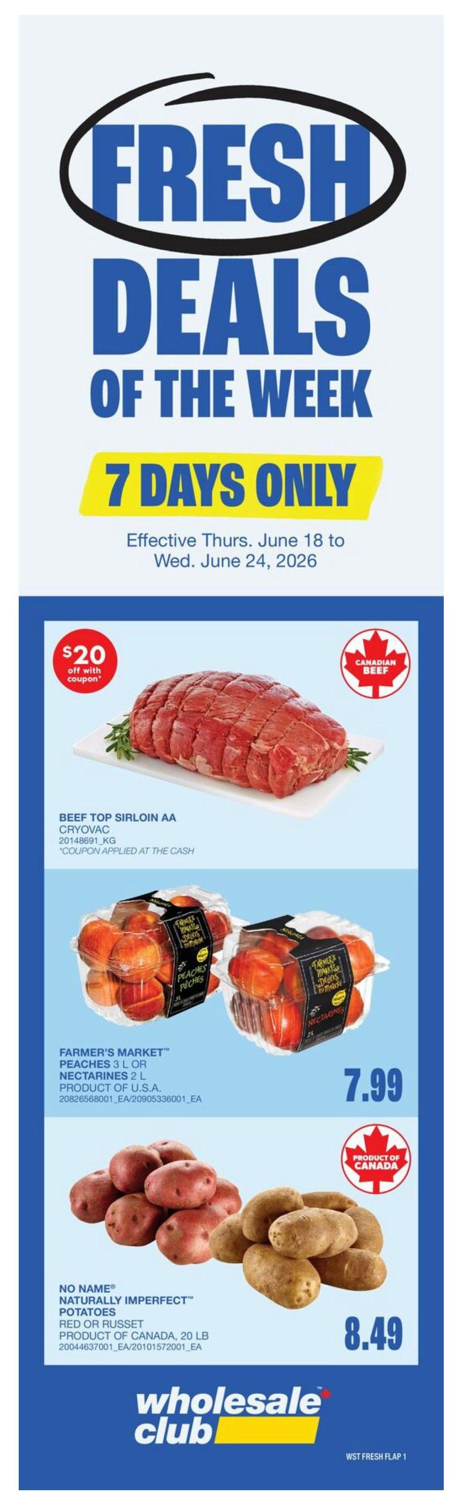 Wholesale Club (West) Flyer June 18 to 24