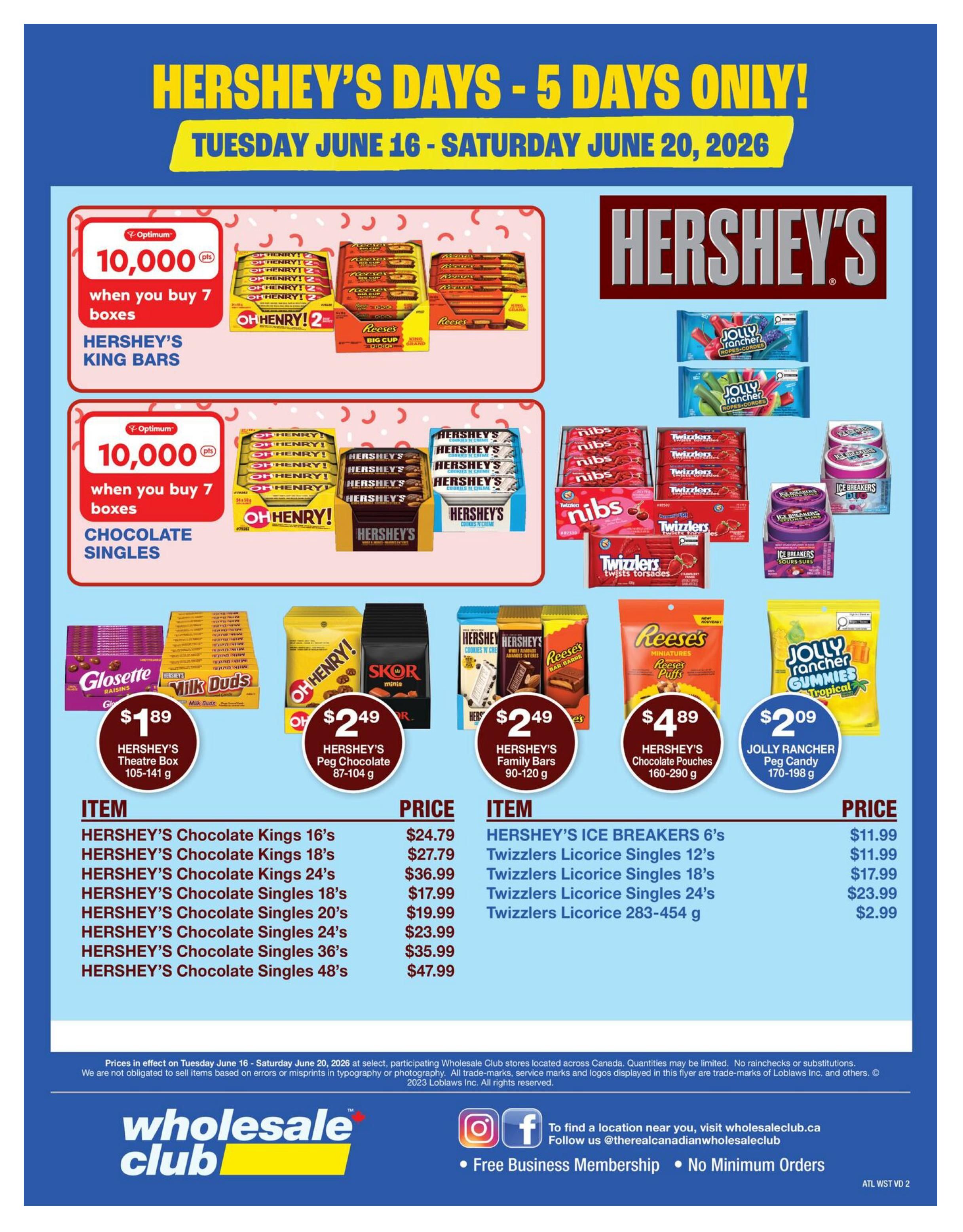 Wholesale Club (West) Flyer June 18 to 24