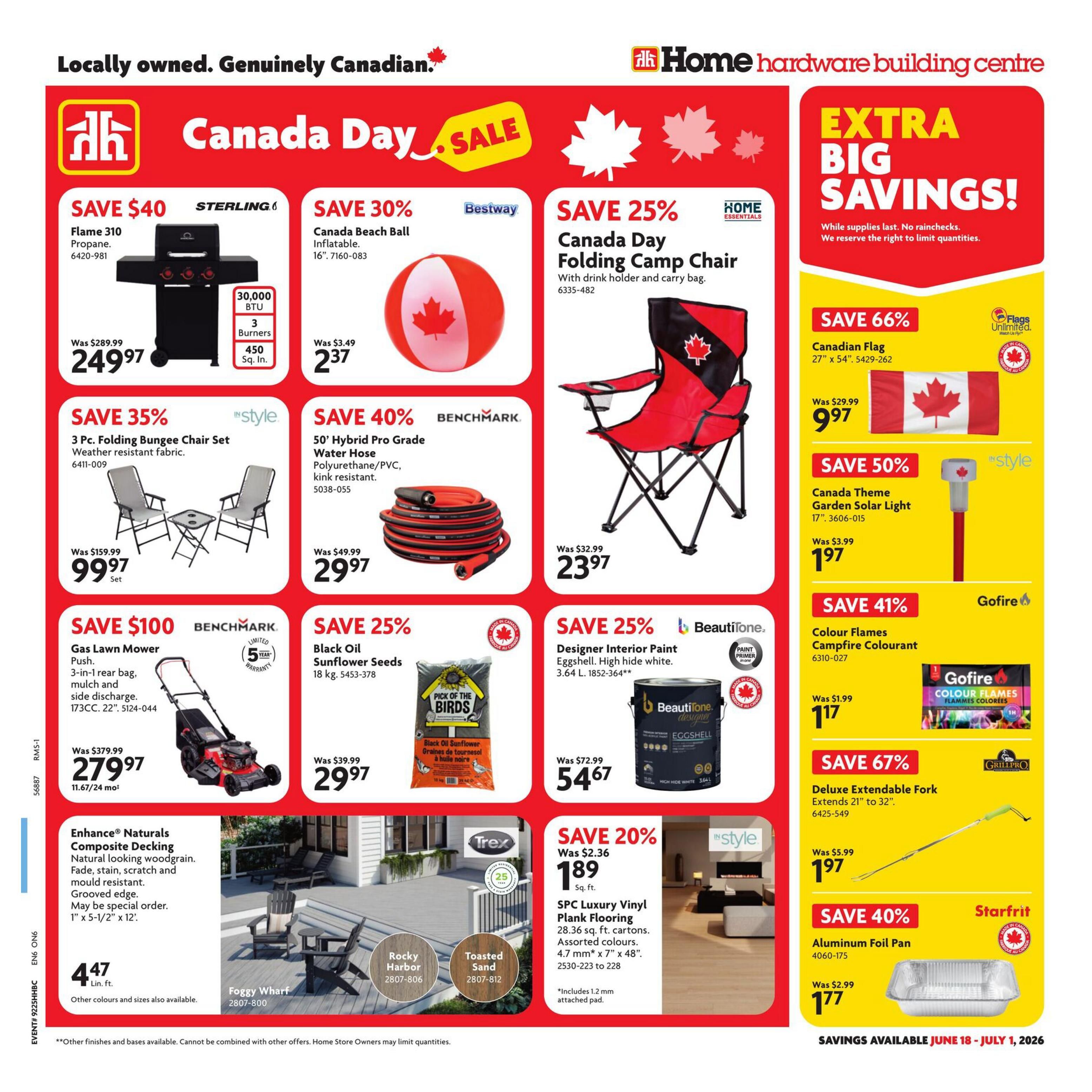 Home Hardware Building Centre (ON) Flyer June 18 to July 1