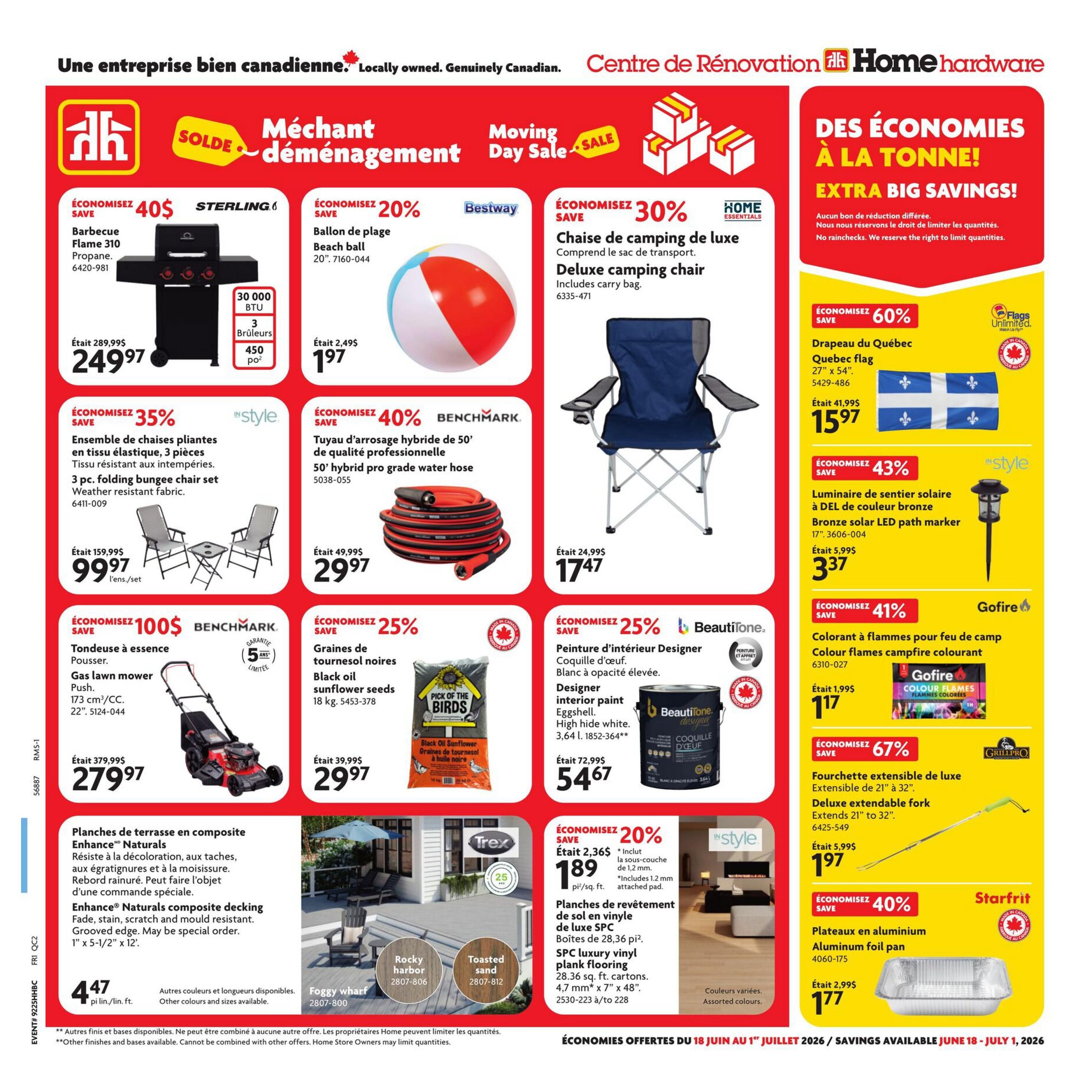 Home Hardware Building Centre (QC) Flyer June 18 to July 1