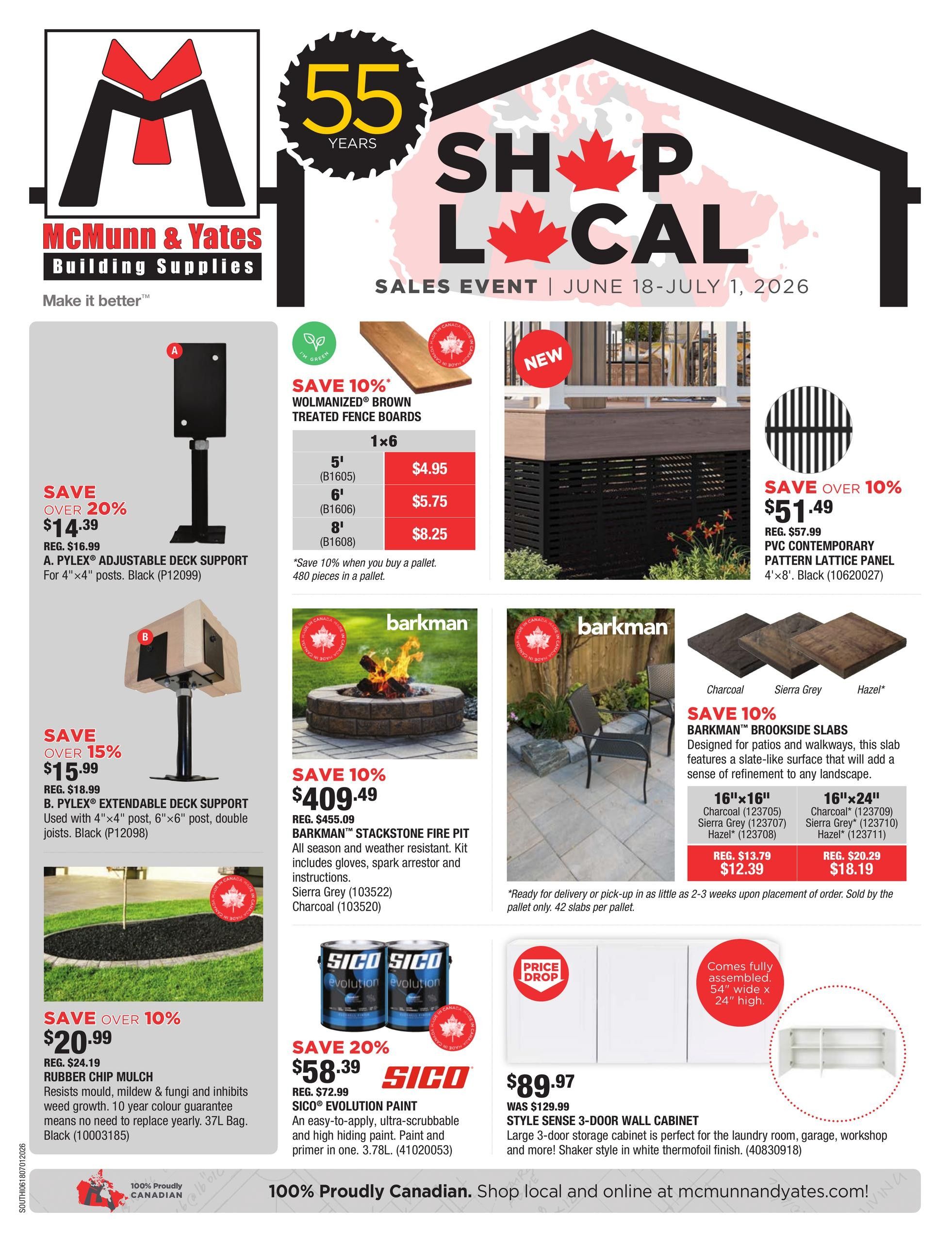 McMunn & Yates Building Supplies Flyer June 18 to July 1