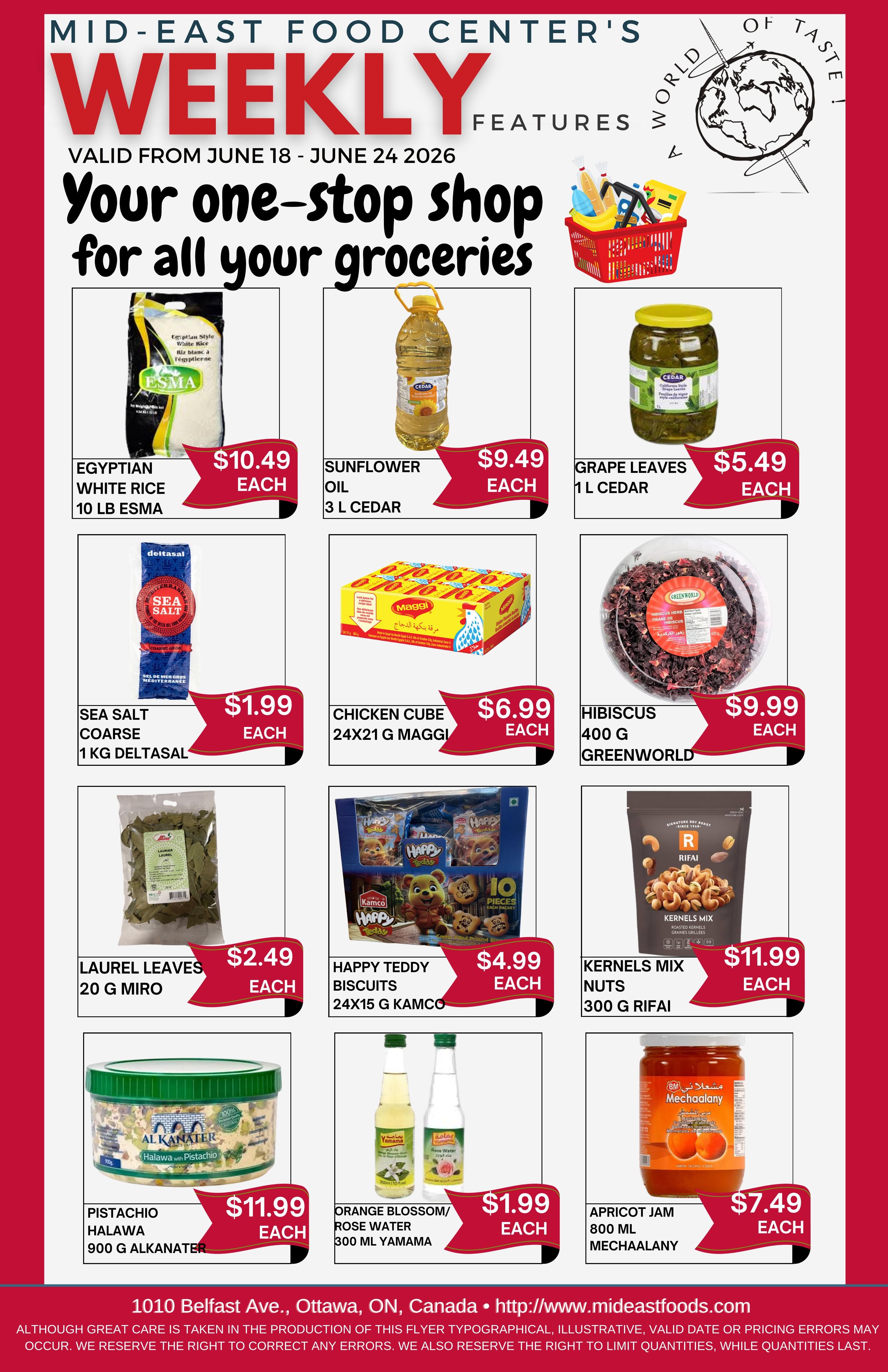 Mid-East Food Centre Flyer June 18 to 24