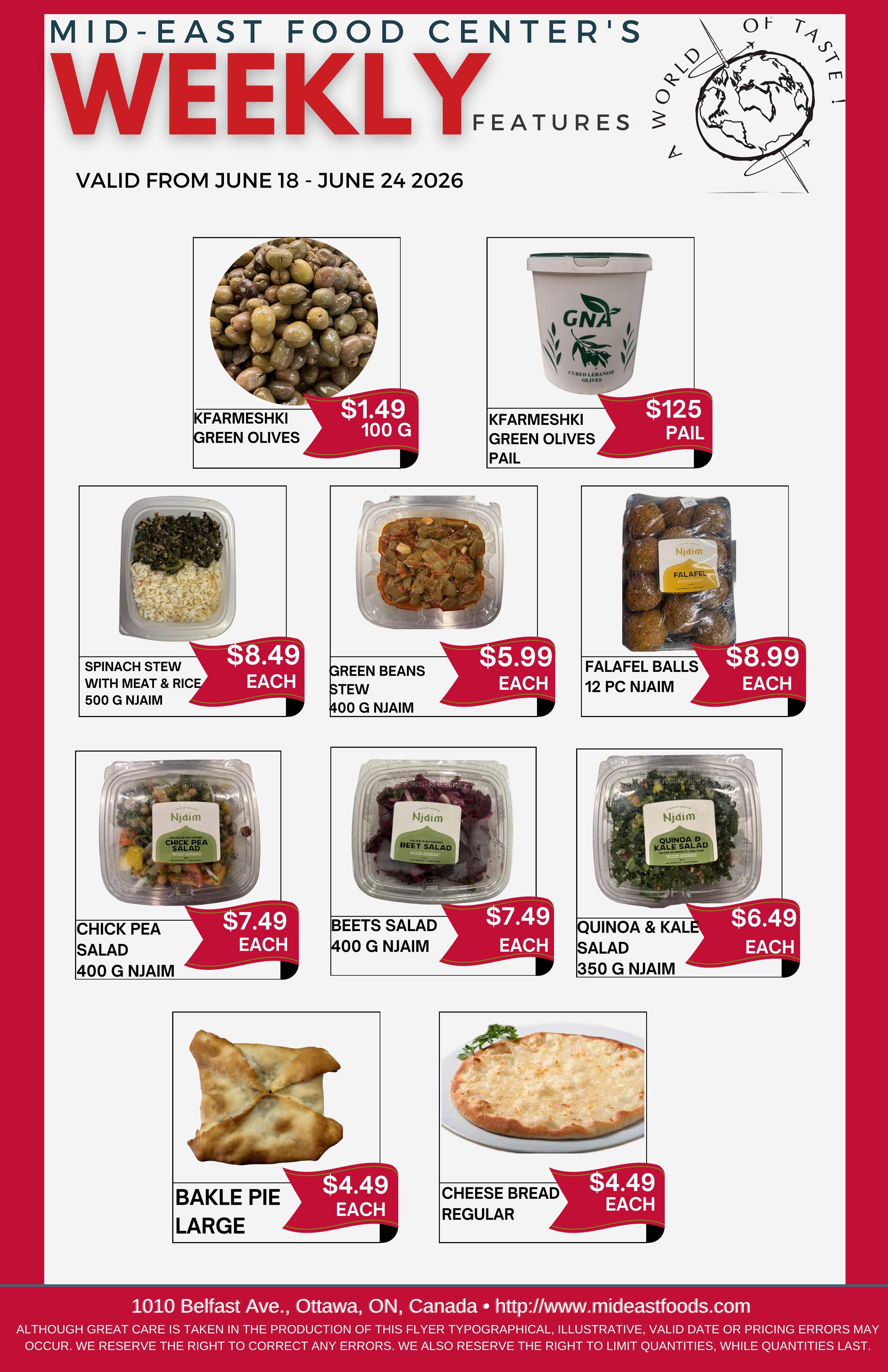 Mid-East Food Centre Flyer June 18 to 24