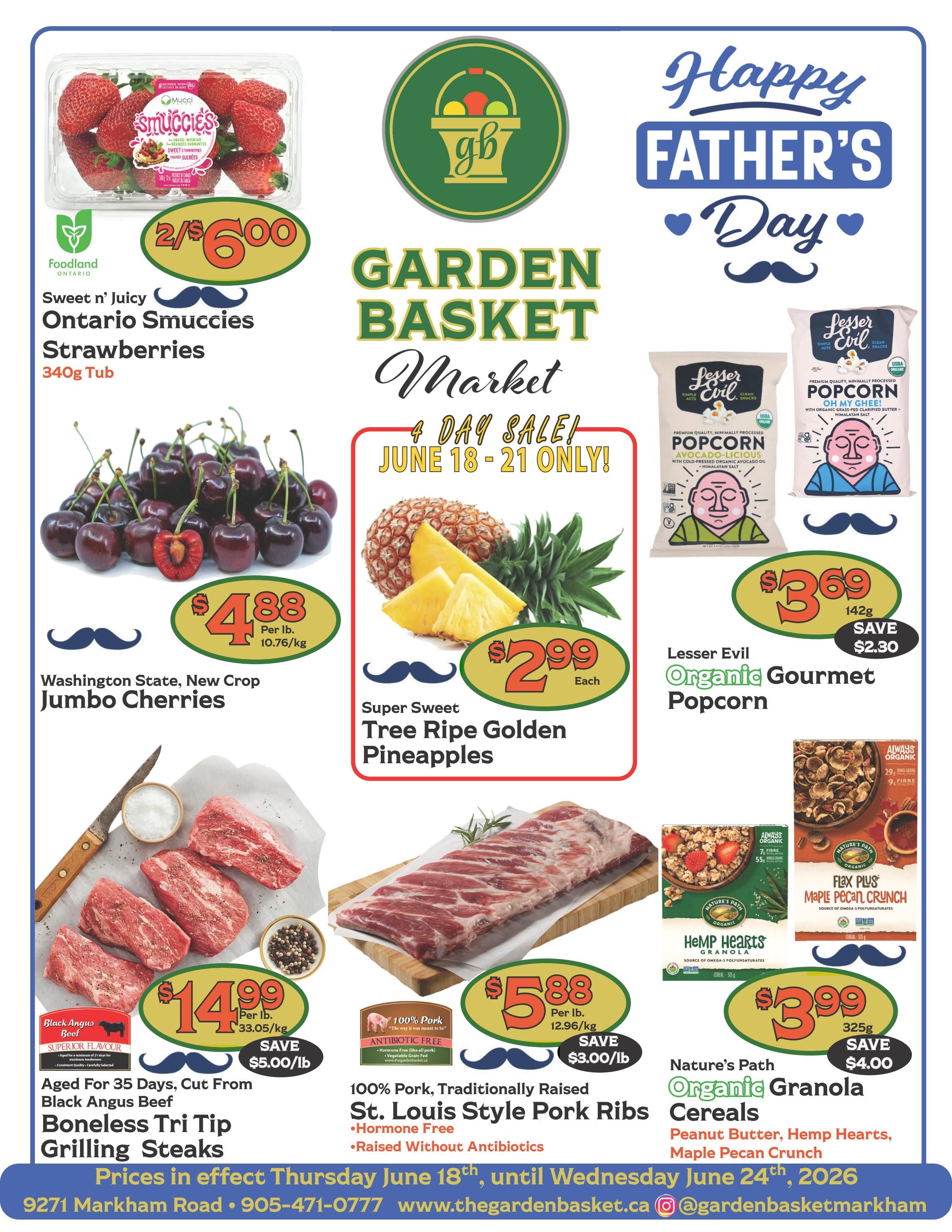 The Garden Basket Flyer June 18 to 24
