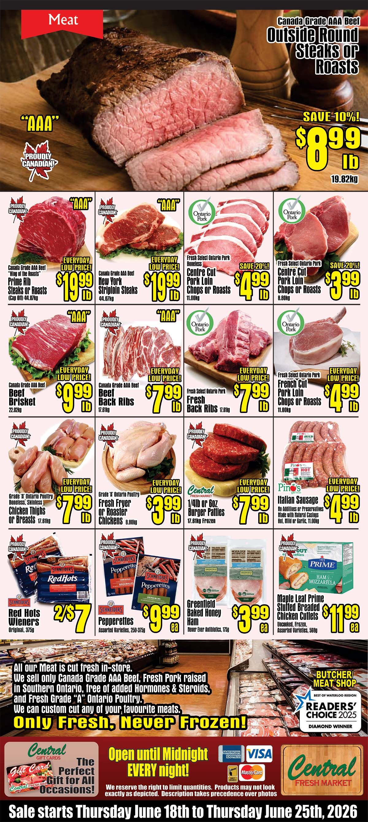 Central Fresh Market Flyer June 18 to 25