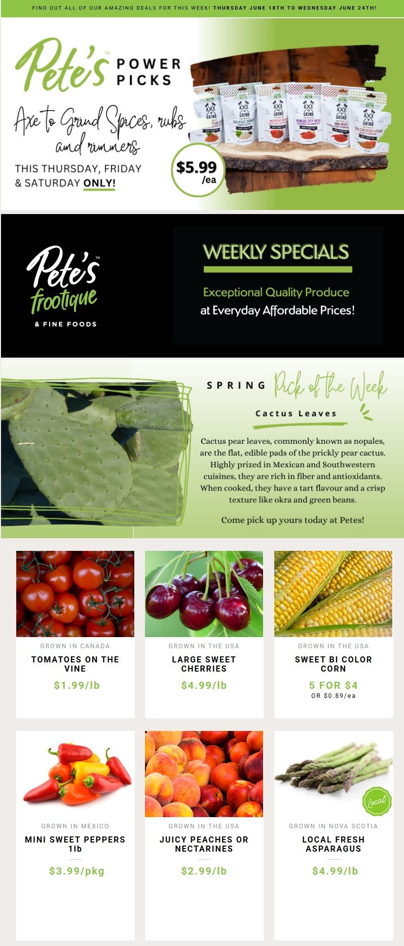 Pete's Fine Foods Flyer June 18 to 24