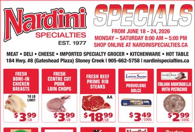 Nardini Specialties Flyer June 18 to 24
