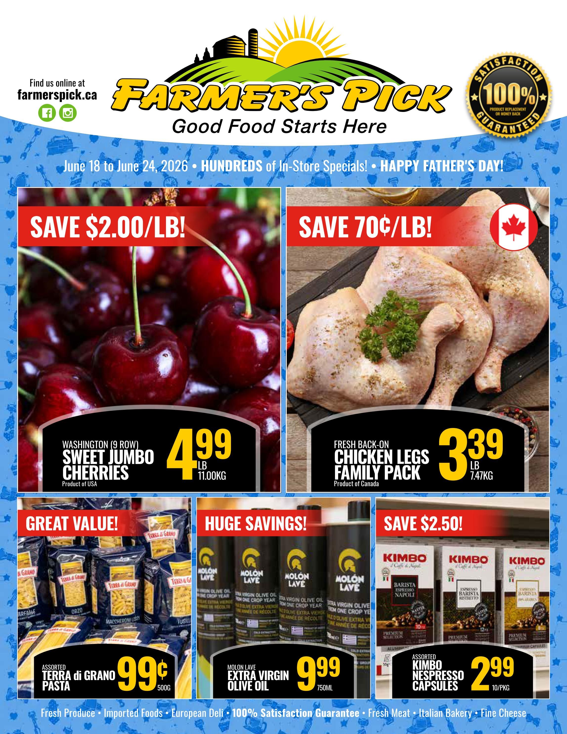 Farmer's Pick Flyer June 18 to 24