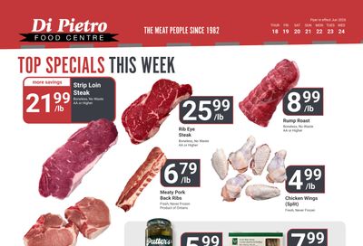 Di Pietro Food Centre Flyer June 18 to 24