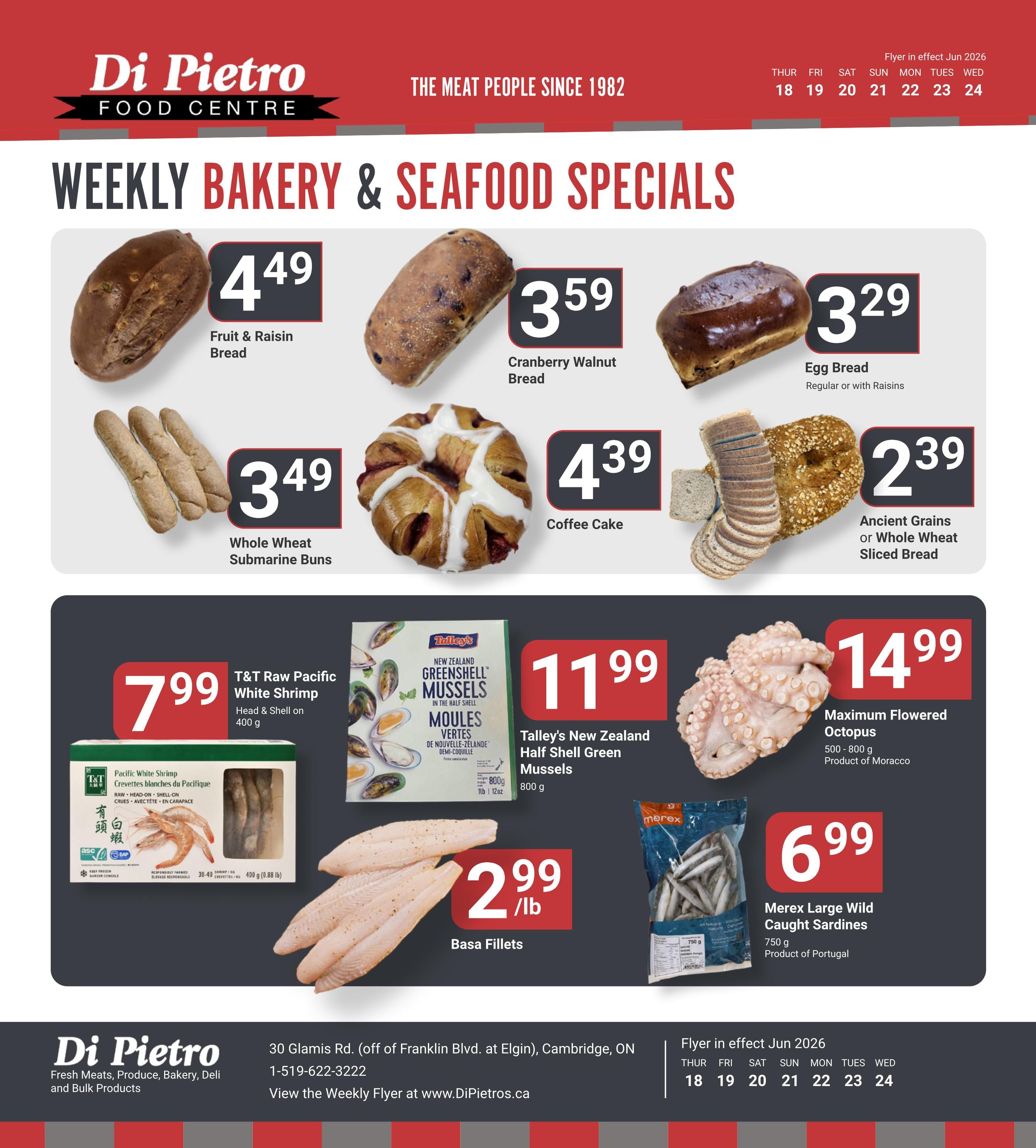 Di Pietro Food Centre Flyer June 18 to 24