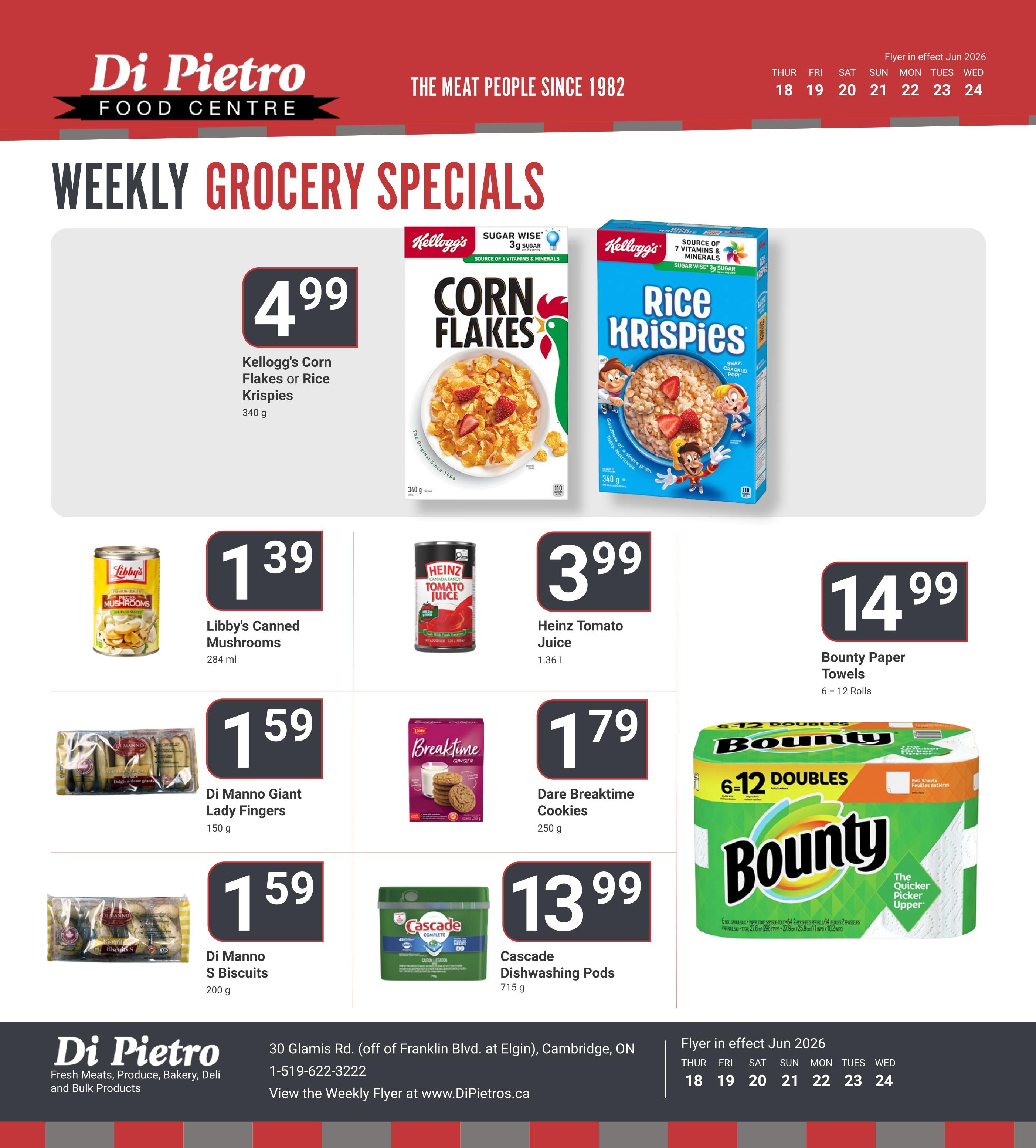 Di Pietro Food Centre Flyer June 18 to 24