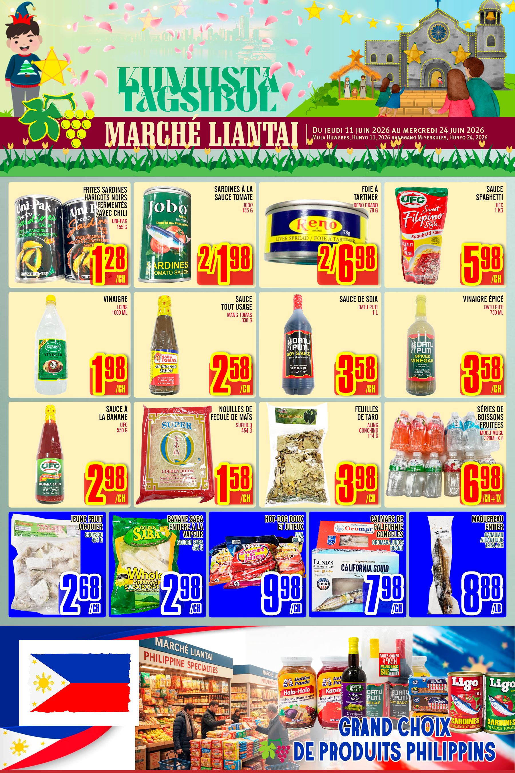 Marche Lian Tai Flyer June 18 to 24