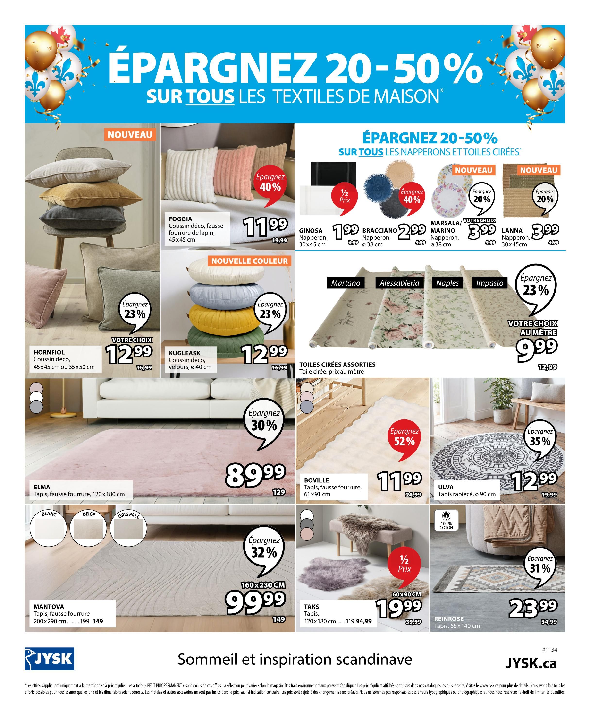 JYSK (QC) Flyer June 18 to July 1