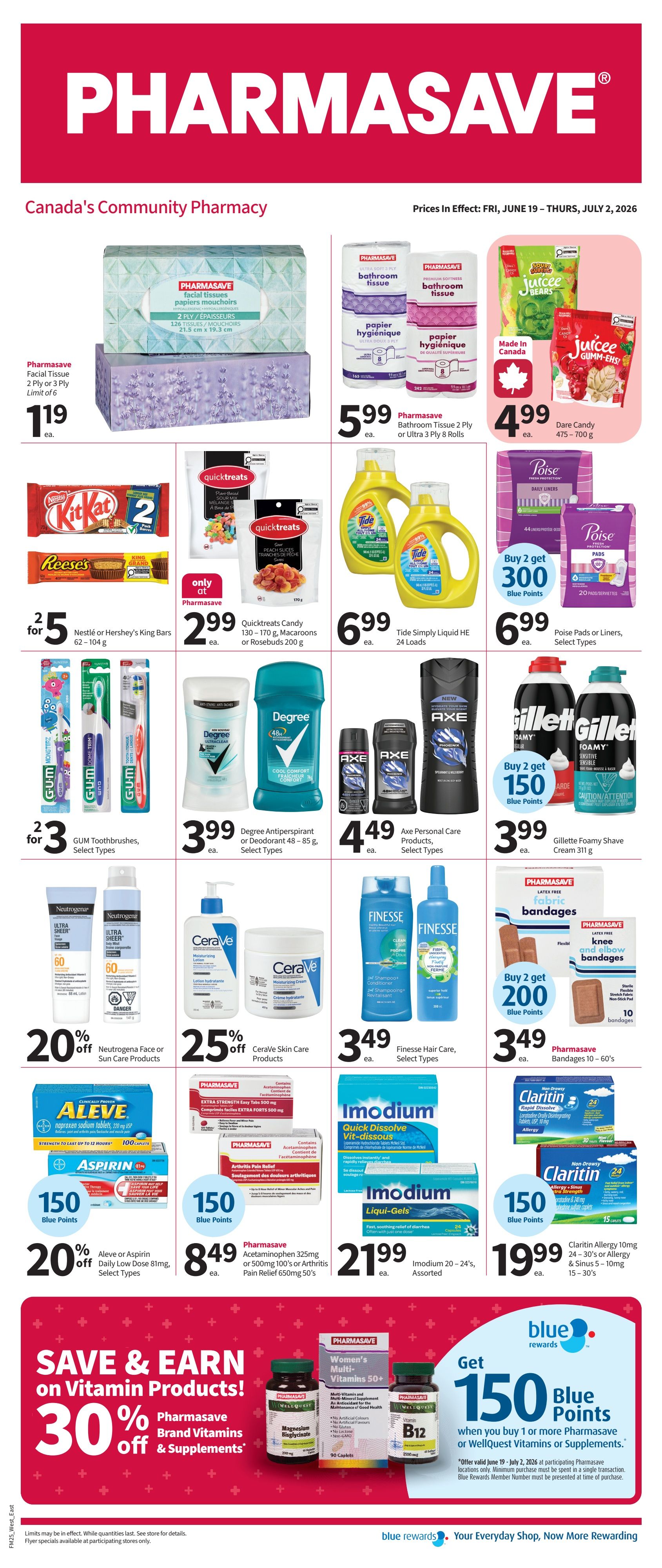 Pharmasave (ON & West) Flyer June 19 to July 2