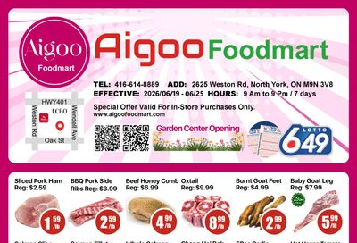 Aigoo Foodmart Flyer June 19 to 25