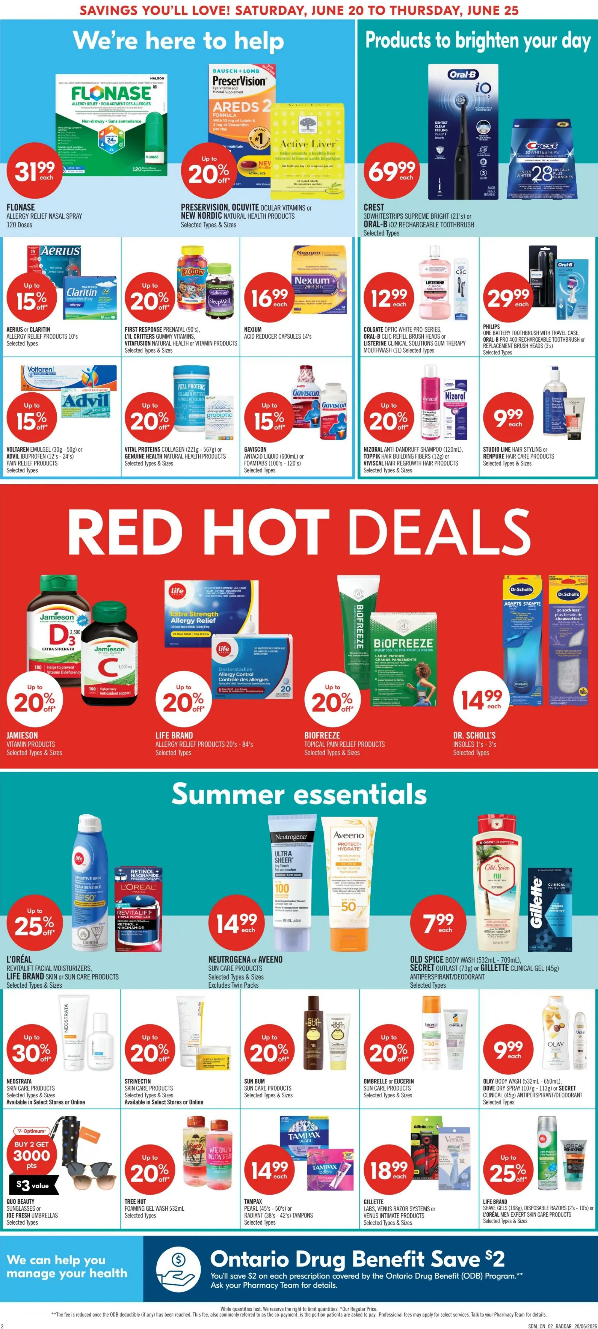 Shoppers Drug Mart (ON) Flyer June 20 to 25