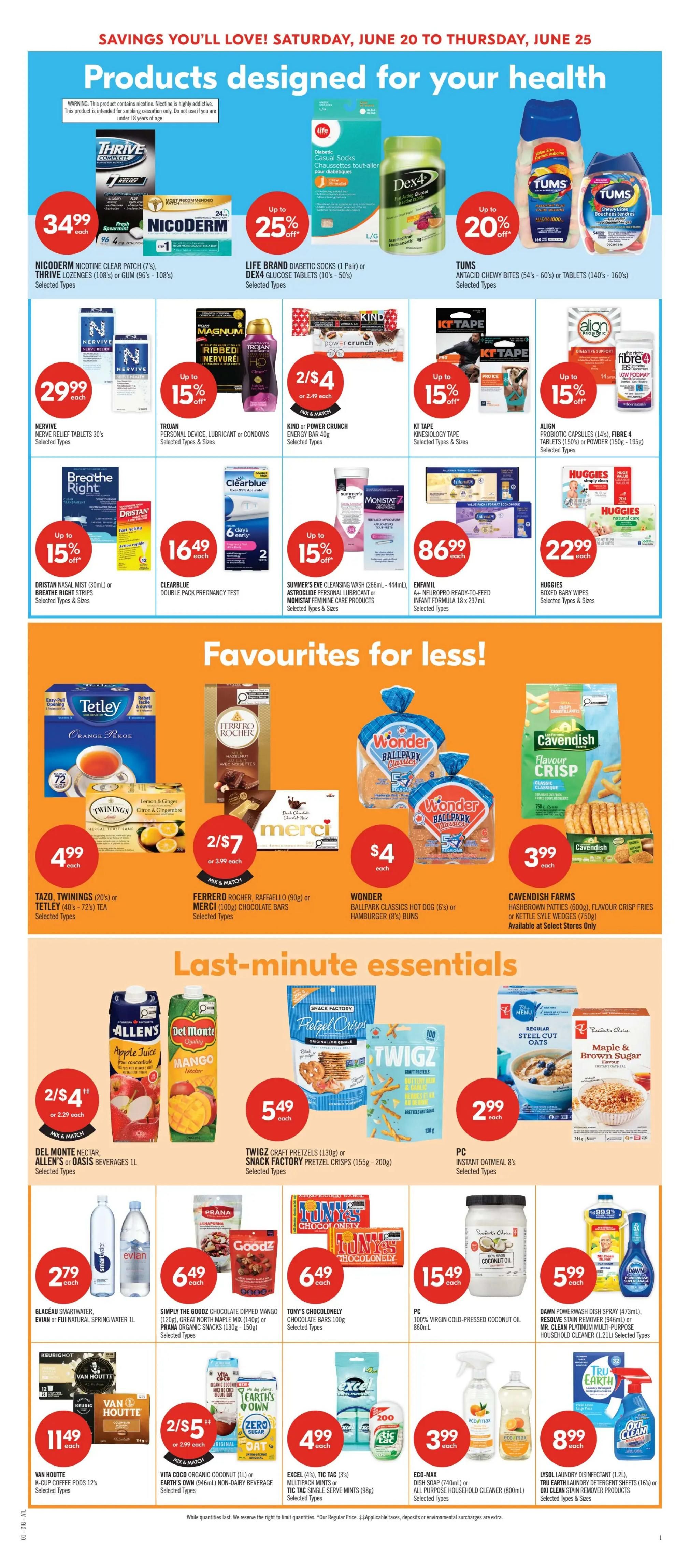 Shoppers Drug Mart (Atlantic) Flyer June 20 to 25