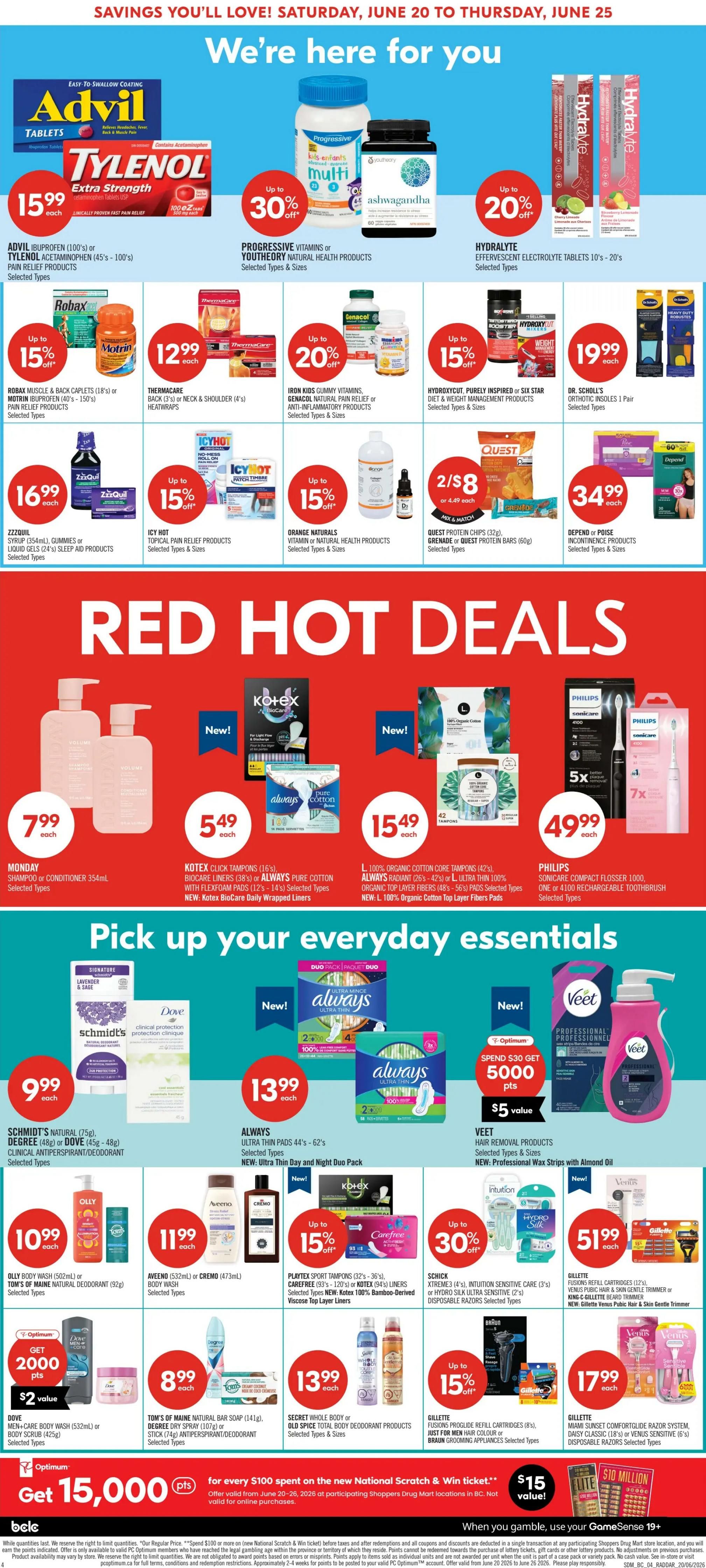 Shoppers Drug Mart (West) Flyer June 20 to 25