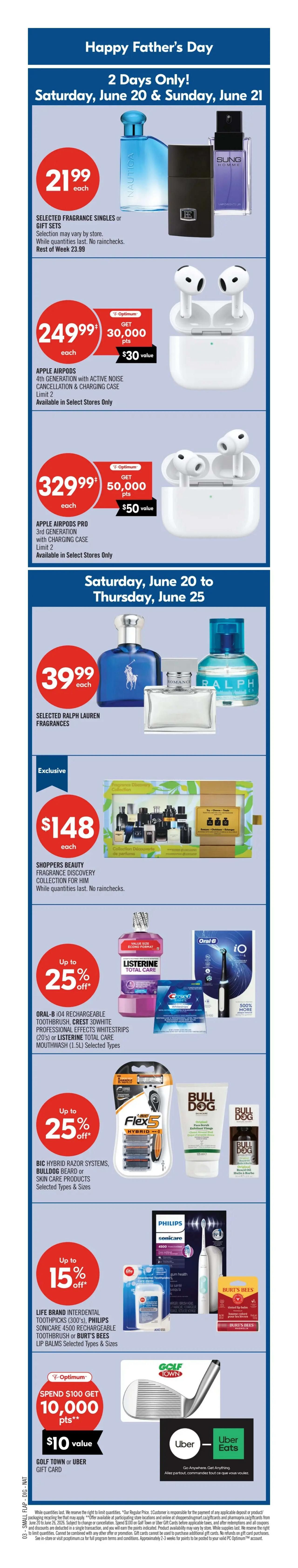 Shoppers Drug Mart (West) Flyer June 20 to 25