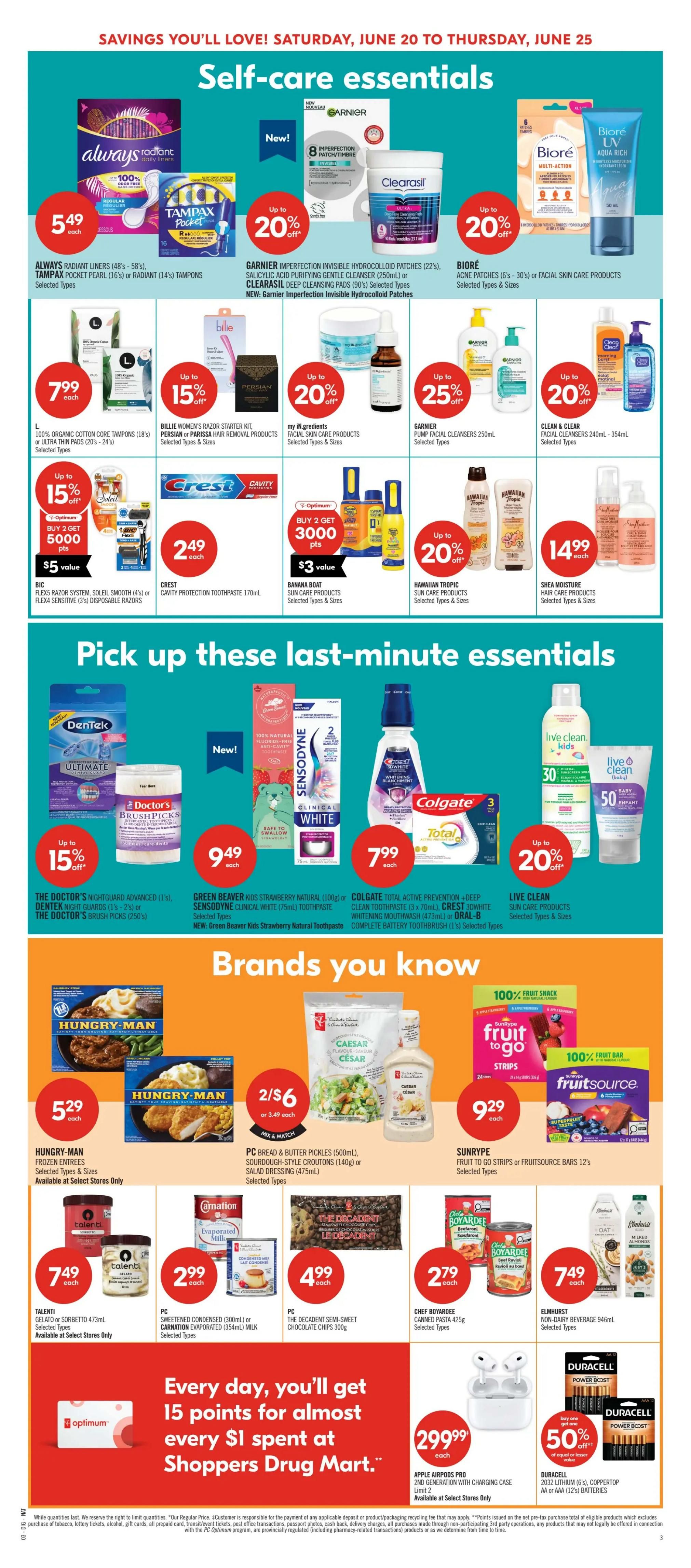 Shoppers Drug Mart (West) Flyer June 20 to 25