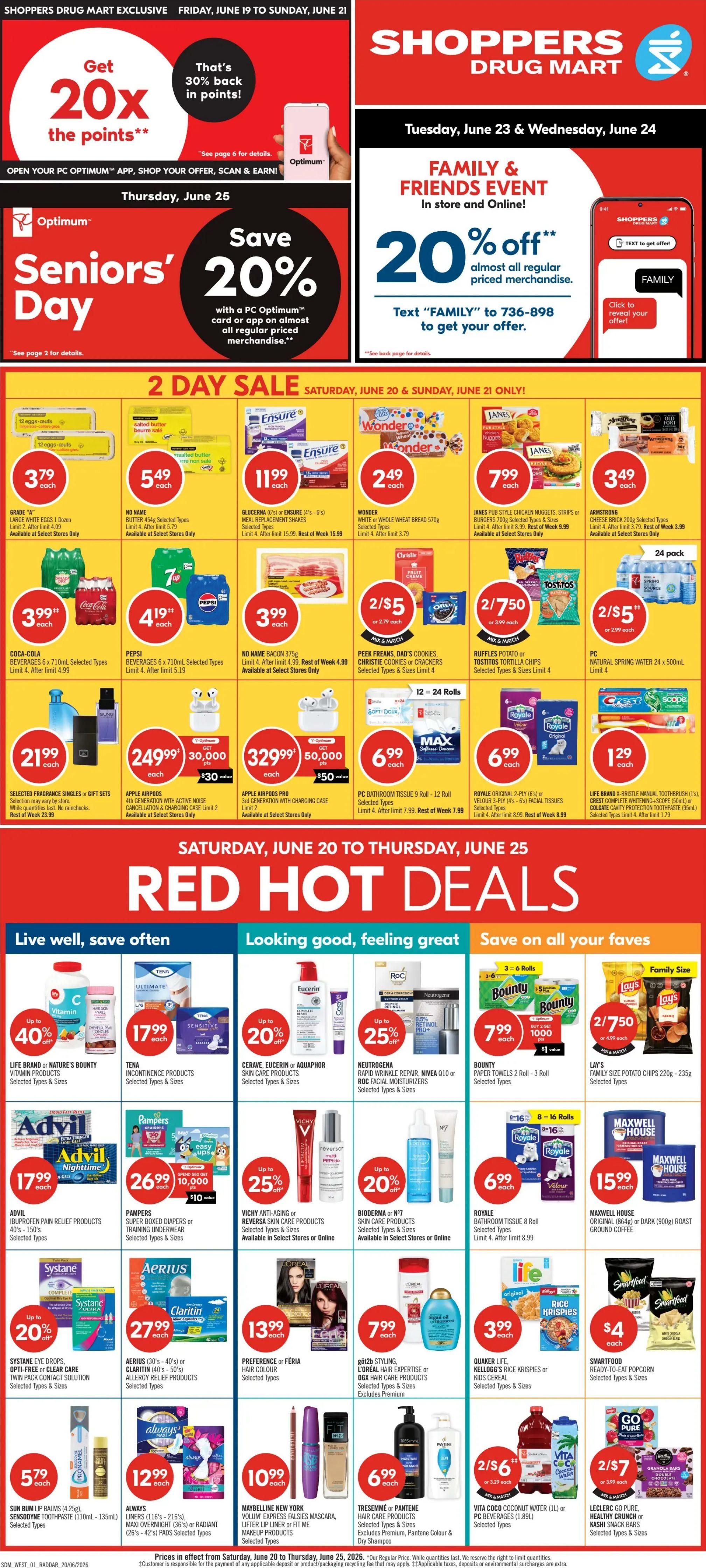 Shoppers Drug Mart (West) Flyer June 20 to 25