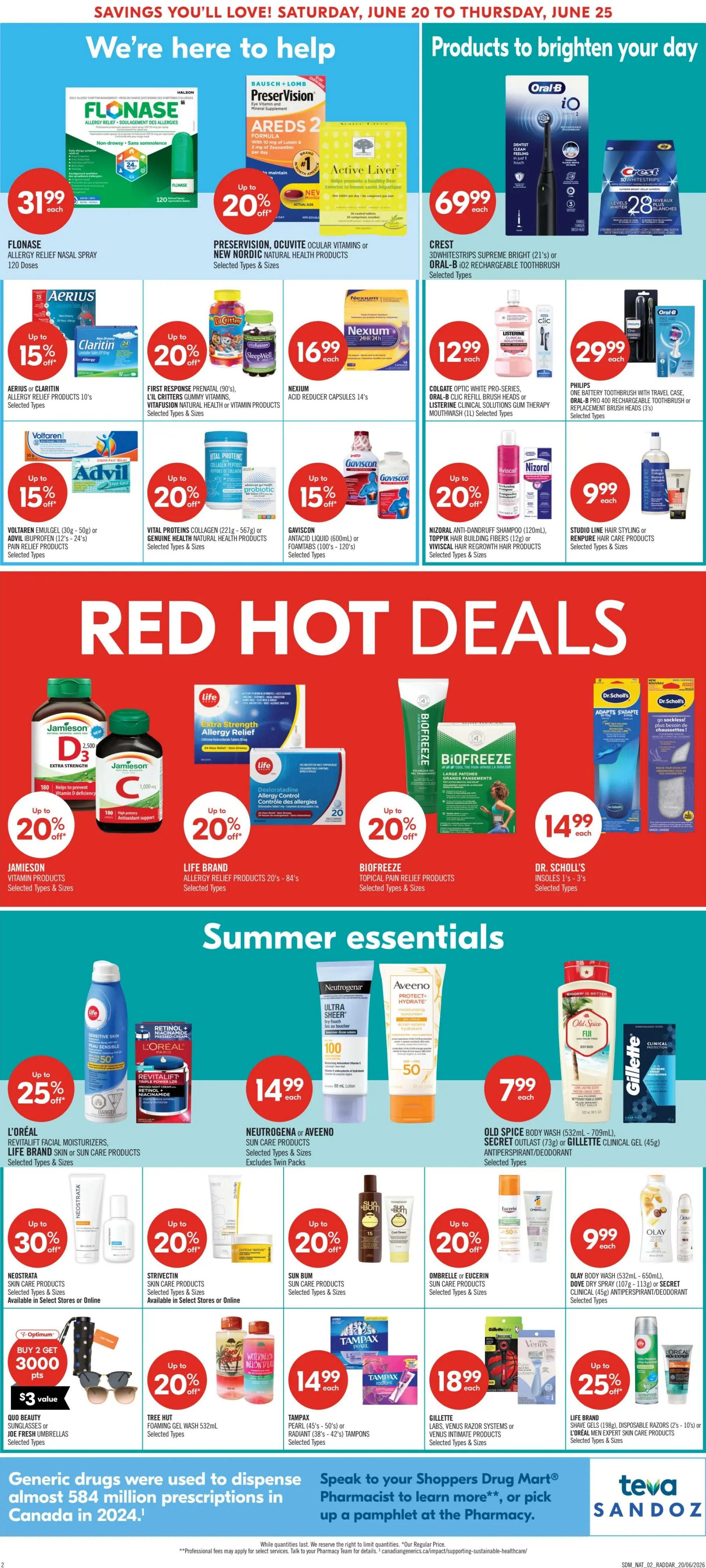 Shoppers Drug Mart (West) Flyer June 20 to 25