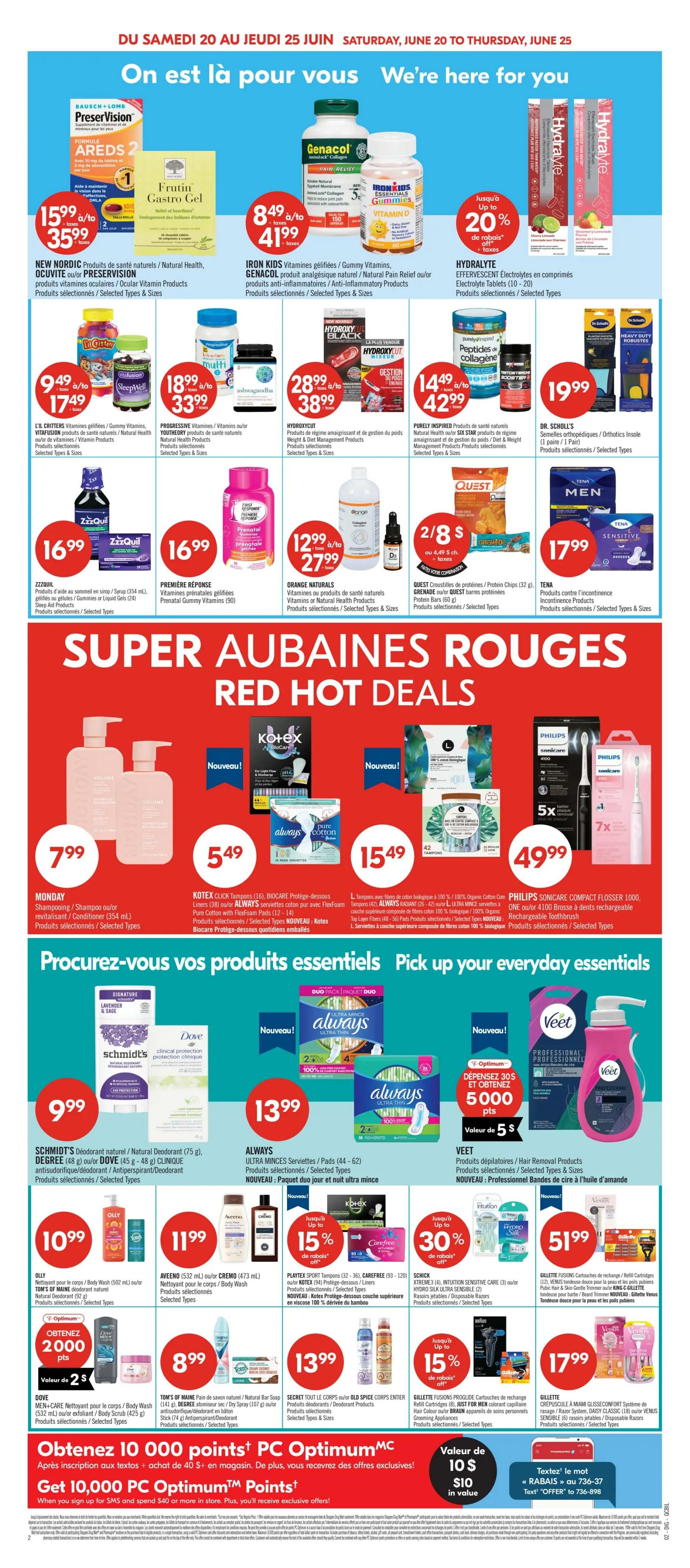 Pharmaprix Flyer June 20 to 25