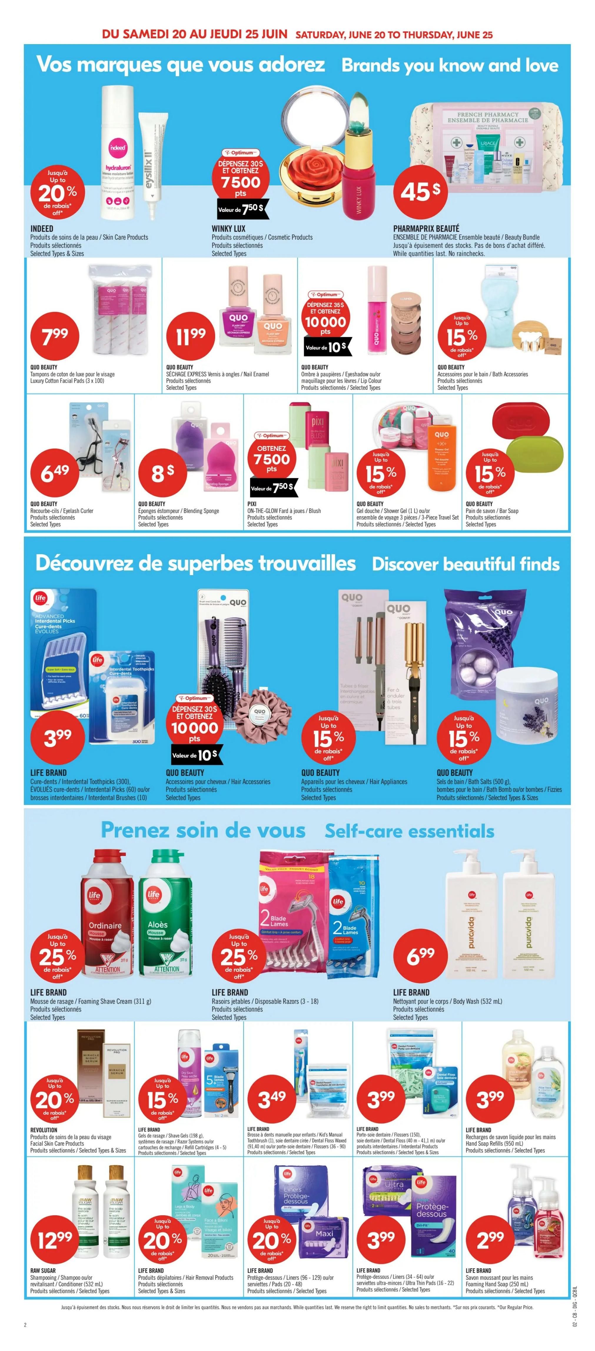 Pharmaprix Flyer June 20 to 25