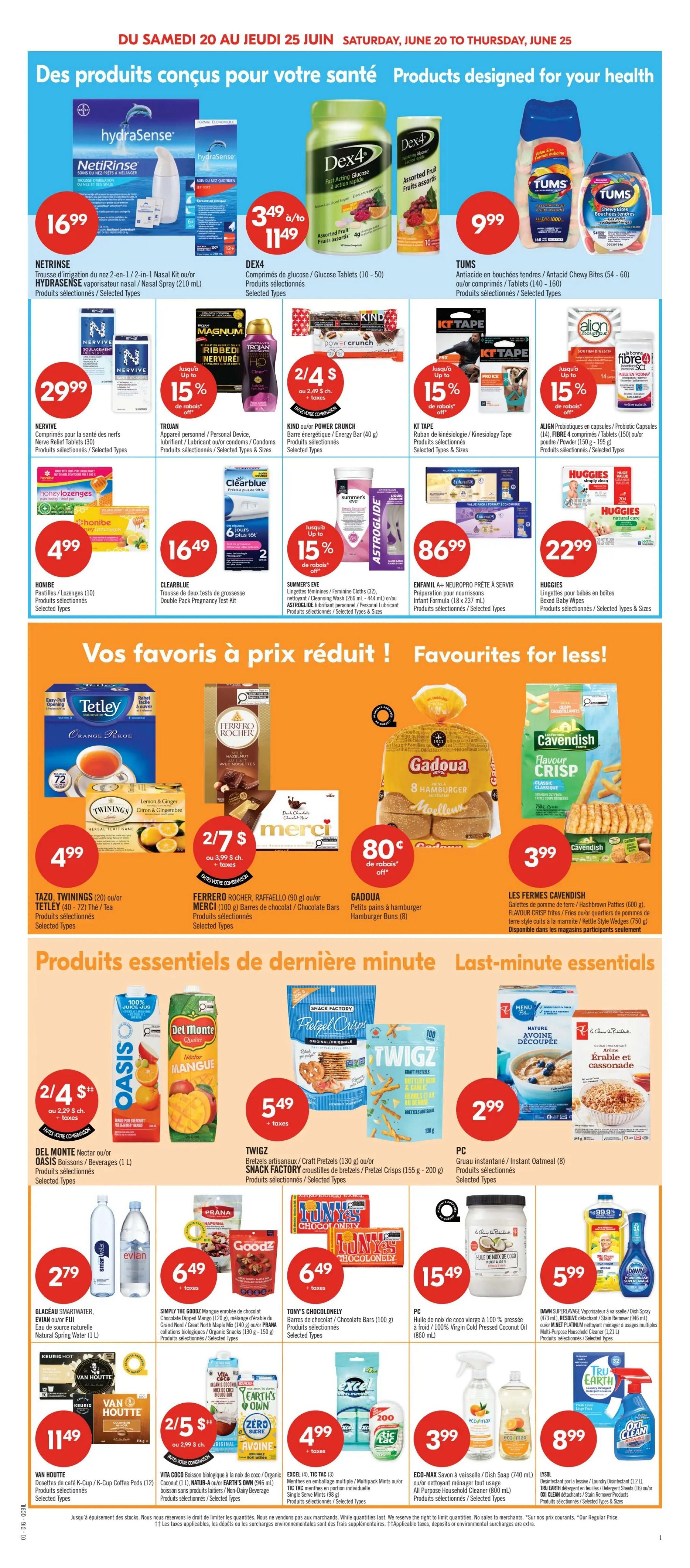 Pharmaprix Flyer June 20 to 25