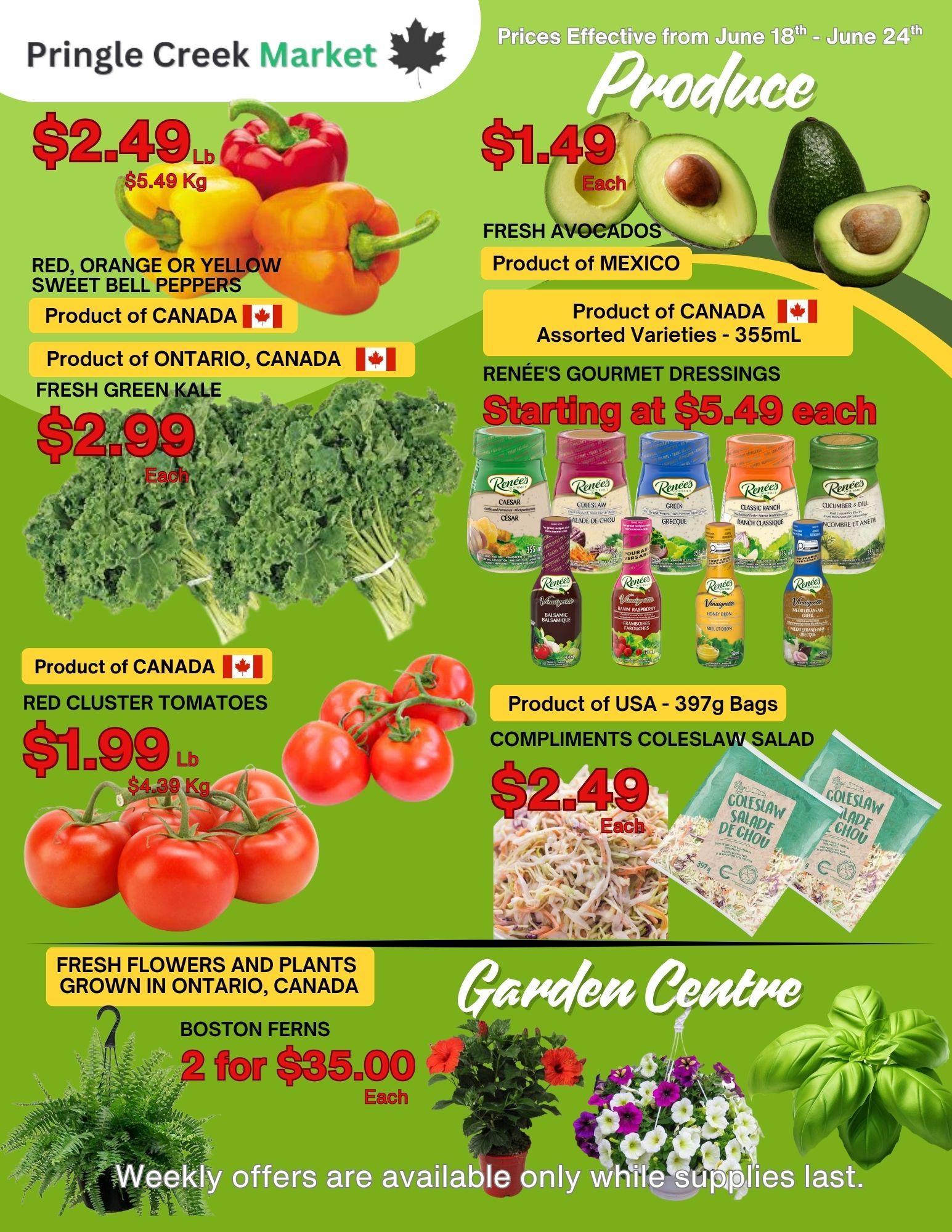Pringle Creek Market Flyer June 18 to 24