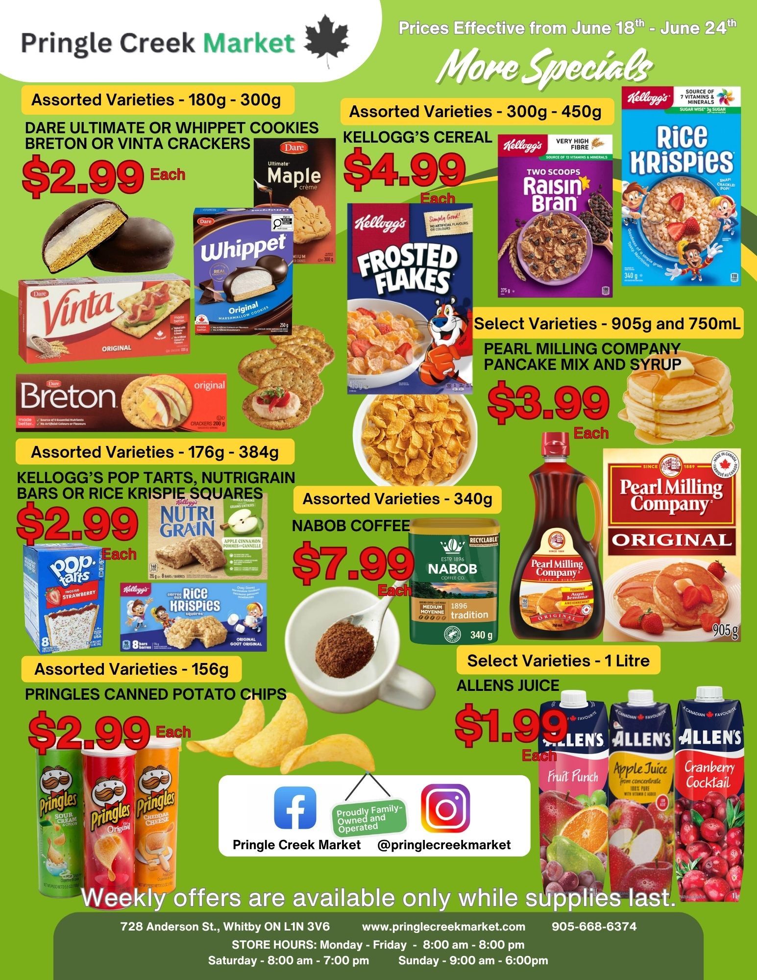 Pringle Creek Market Flyer June 18 to 24