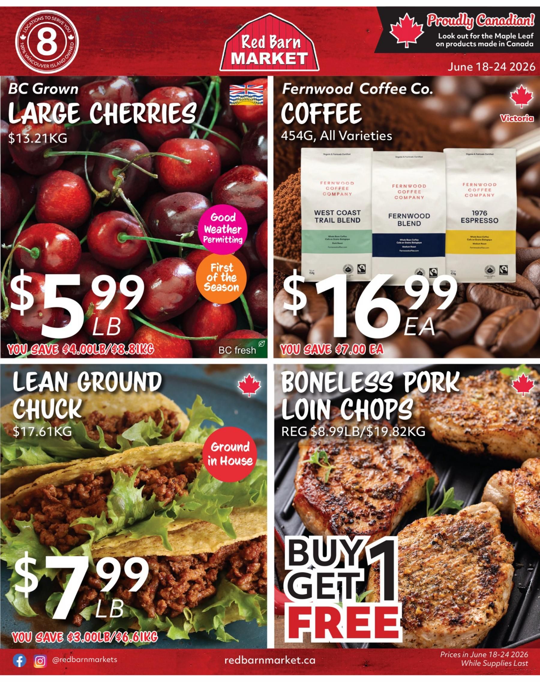 Red Barn Market Flyer June 18 to 24