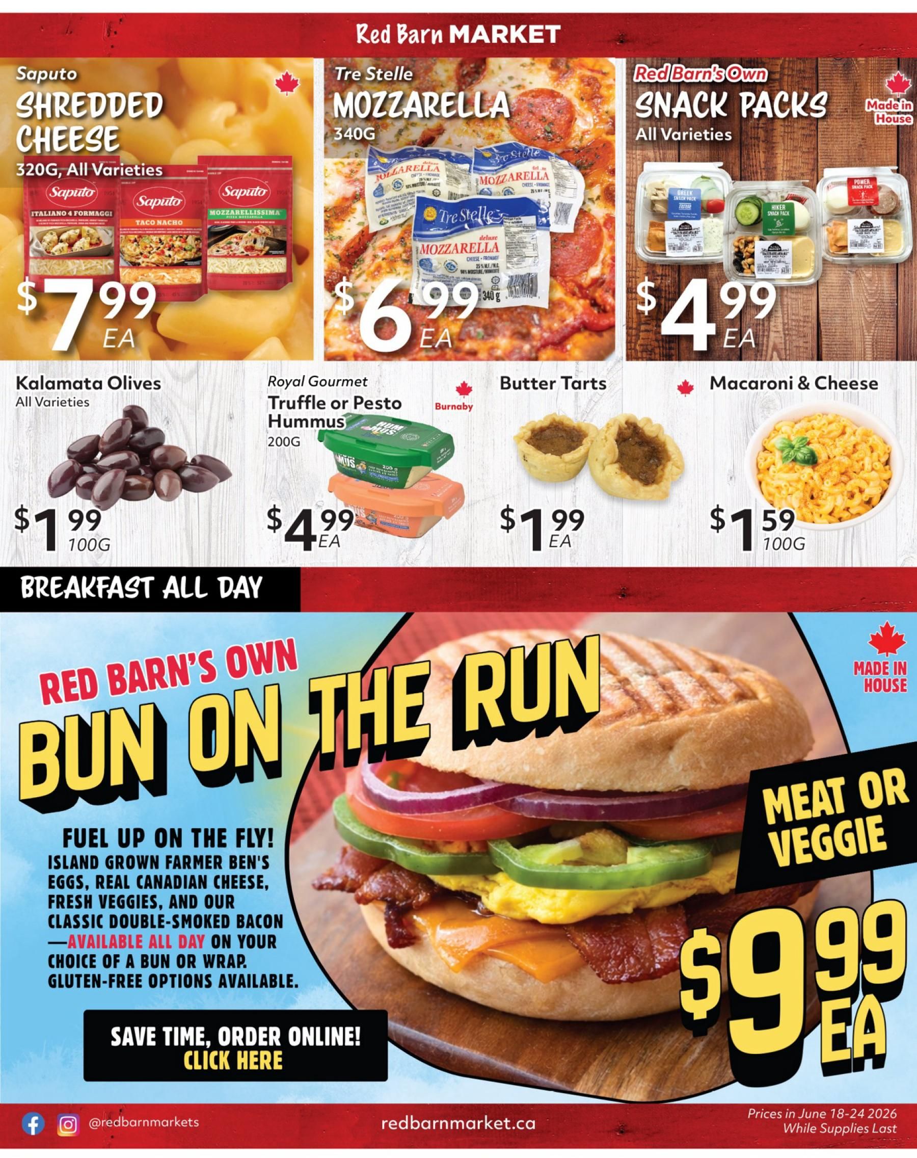Red Barn Market Flyer June 18 to 24