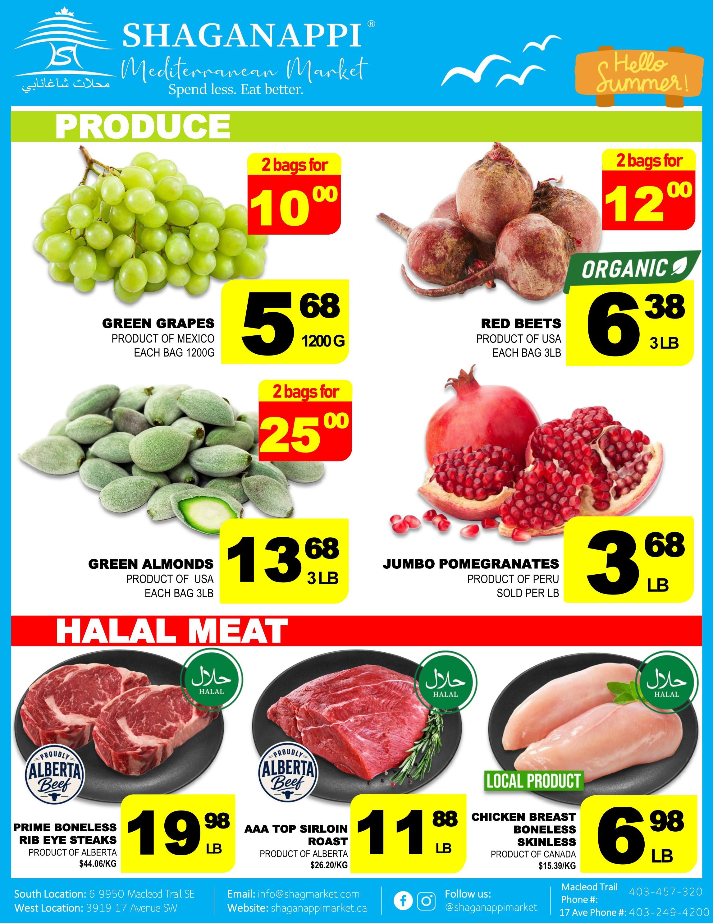 Shaganappi Mediterranean Market Flyer June 18 to 24