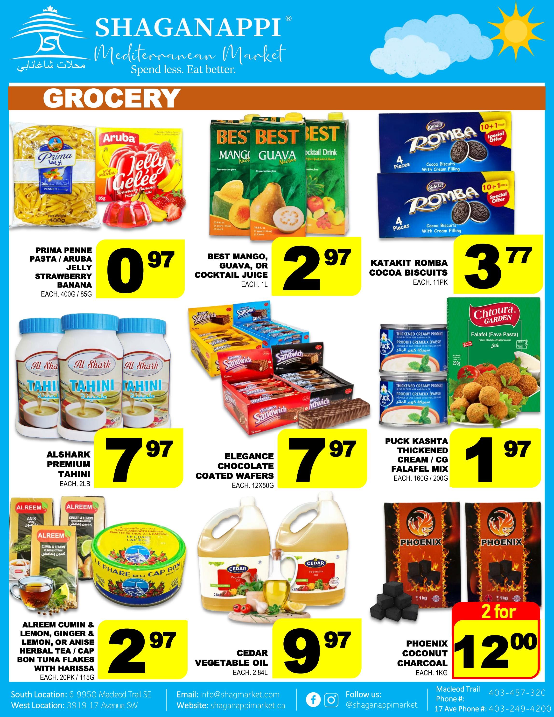 Shaganappi Mediterranean Market Flyer June 18 to 24