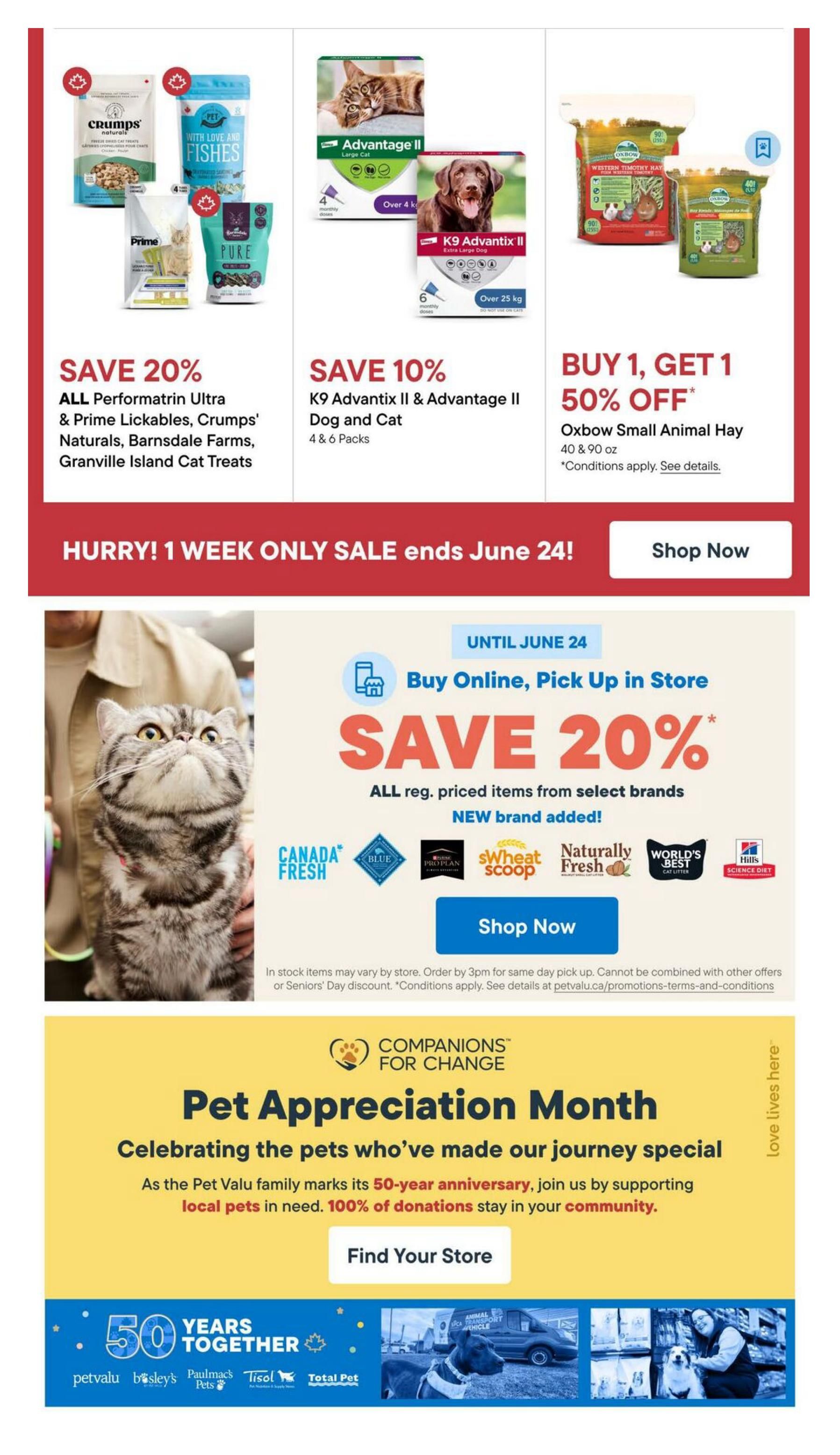 Tisol Pet Nutrition & Supply Stores Flyer June 18 to 24