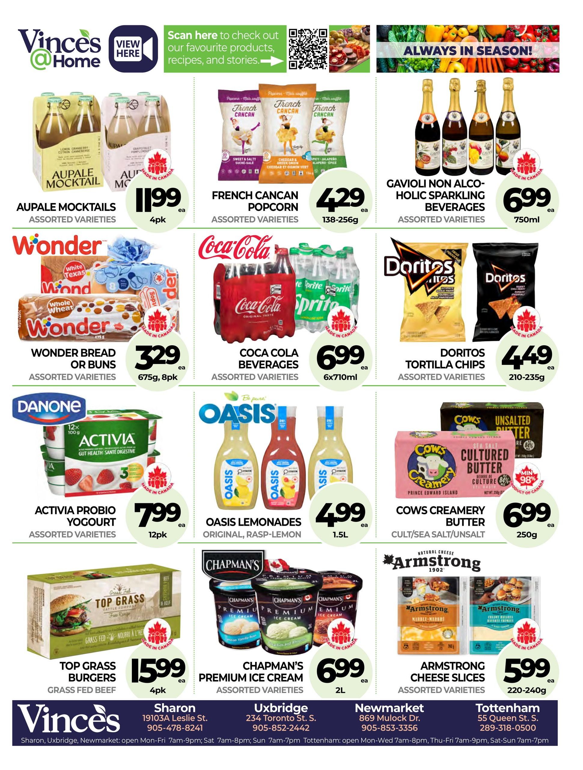 Vince's Market Flyer June 18 to July 1