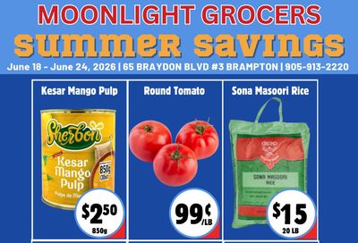Moonlight Grocers Flyer June 18 to 24
