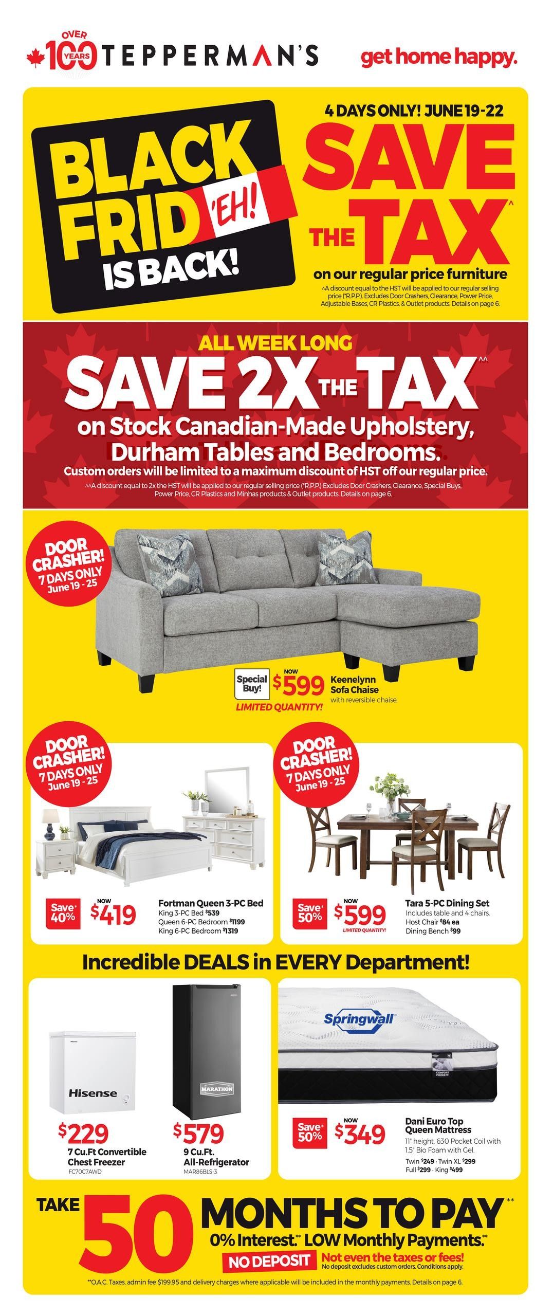 Tepperman's Flyer June 19 to 25