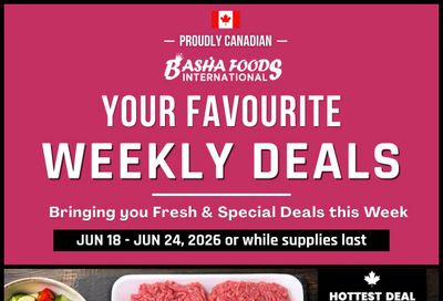Basha Foods International Flyer June 18 to 24