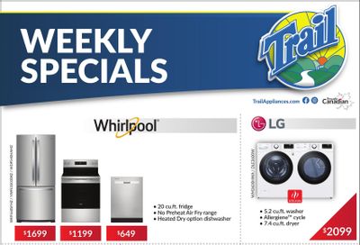 Trail Appliances (AB & SK) Flyer June 18 to 24
