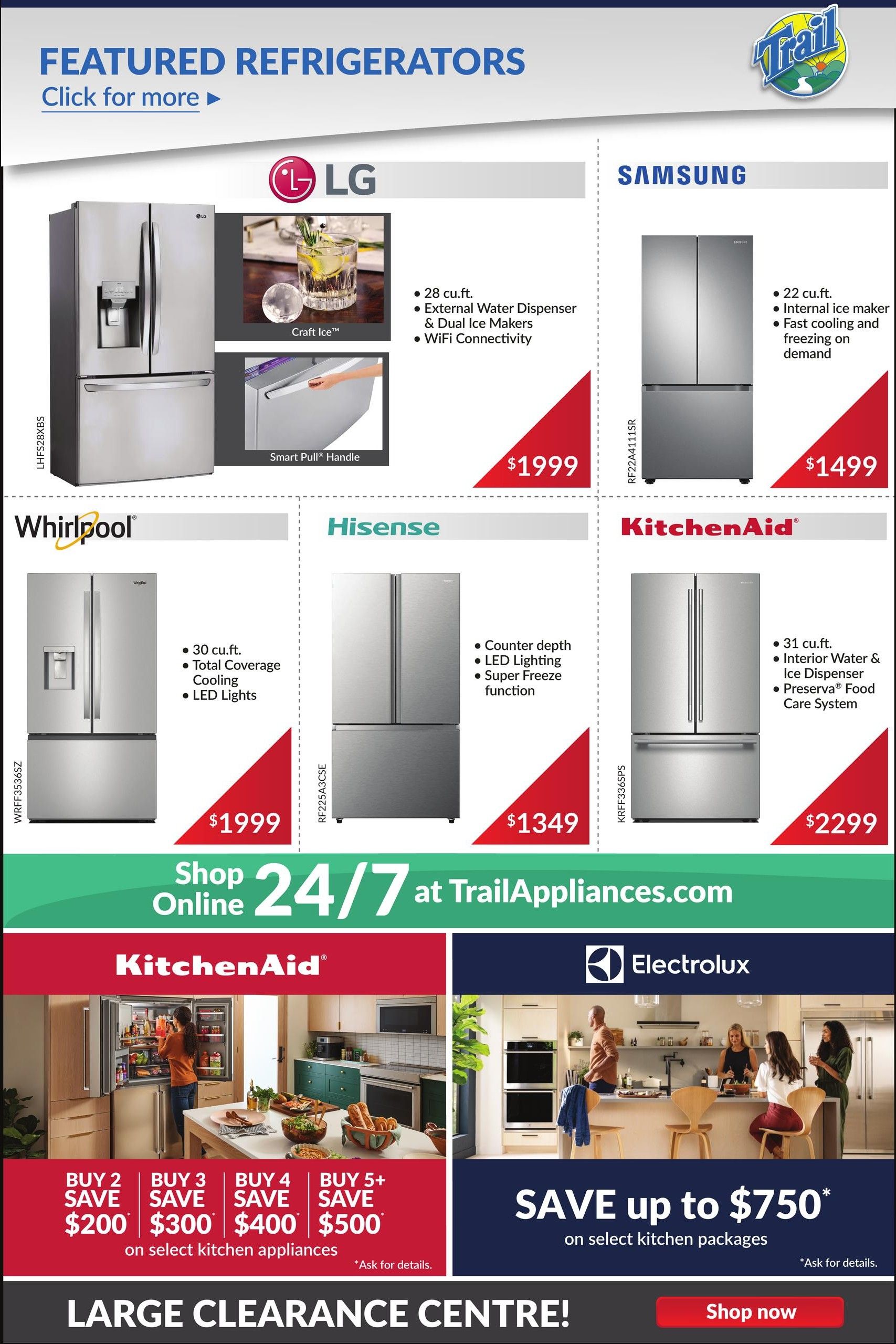 Trail Appliances (AB & SK) Flyer June 18 to 24